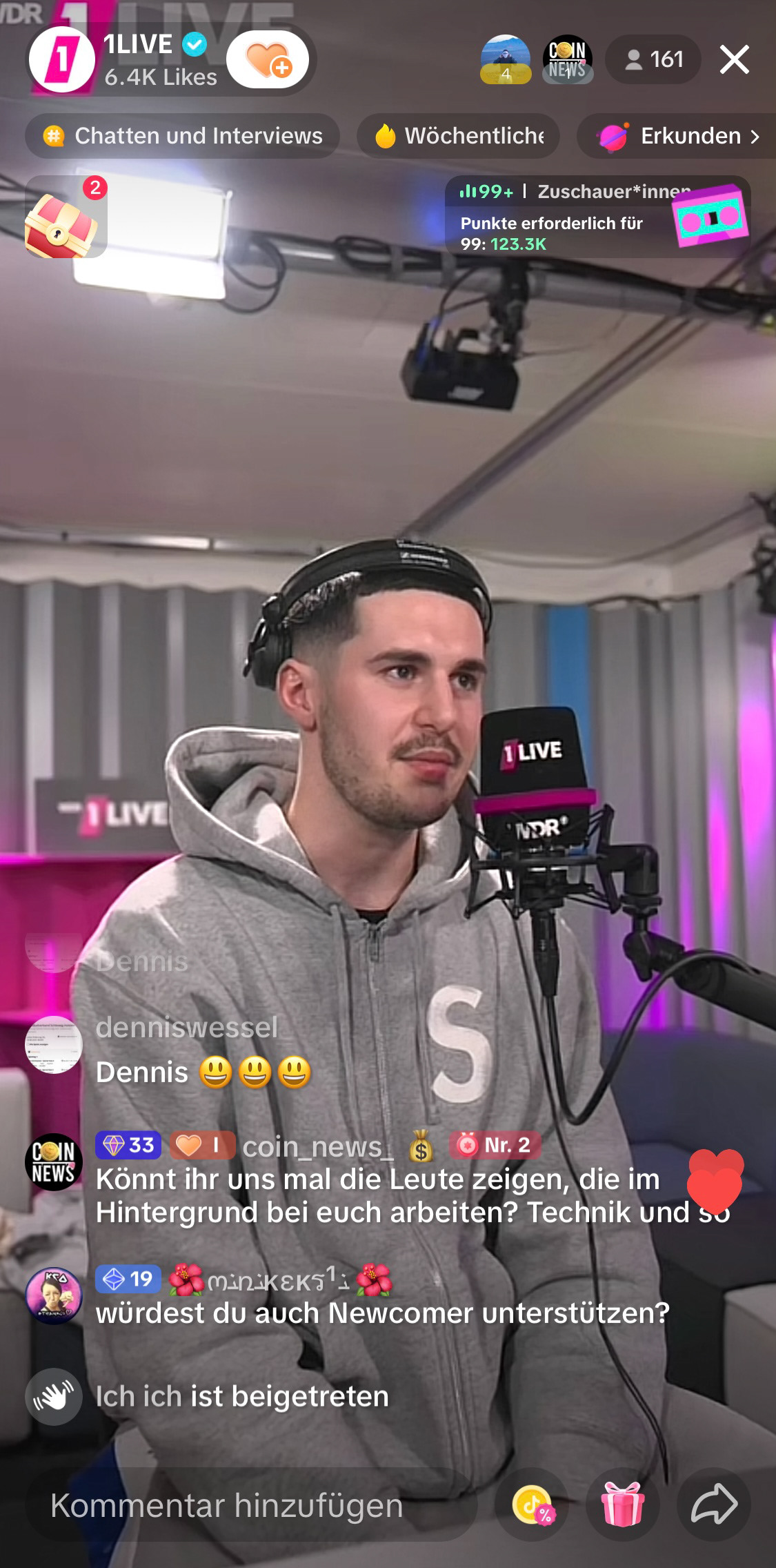 DIGGI-Stream mit Gast Sira