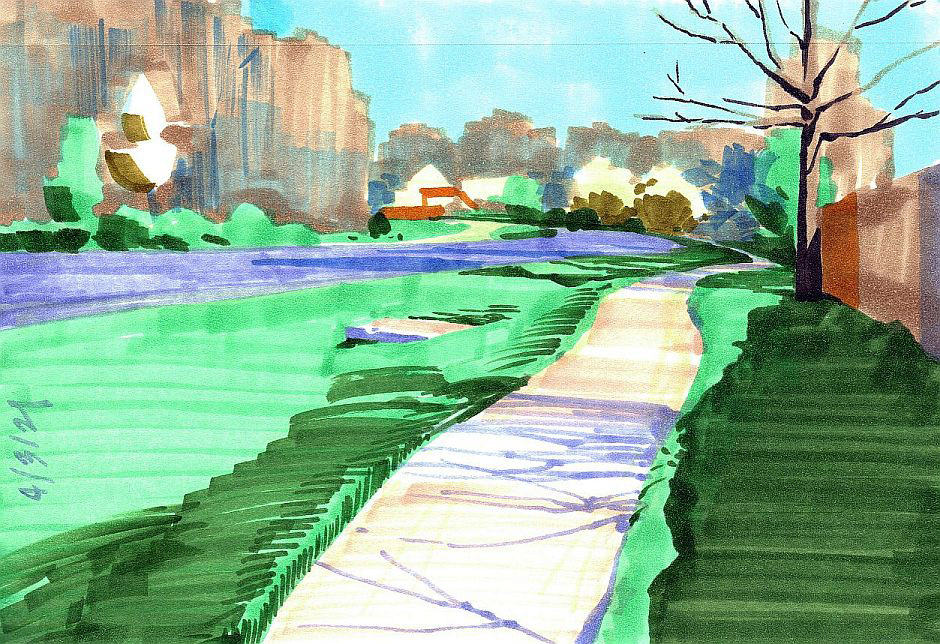 Daily plein air sketch