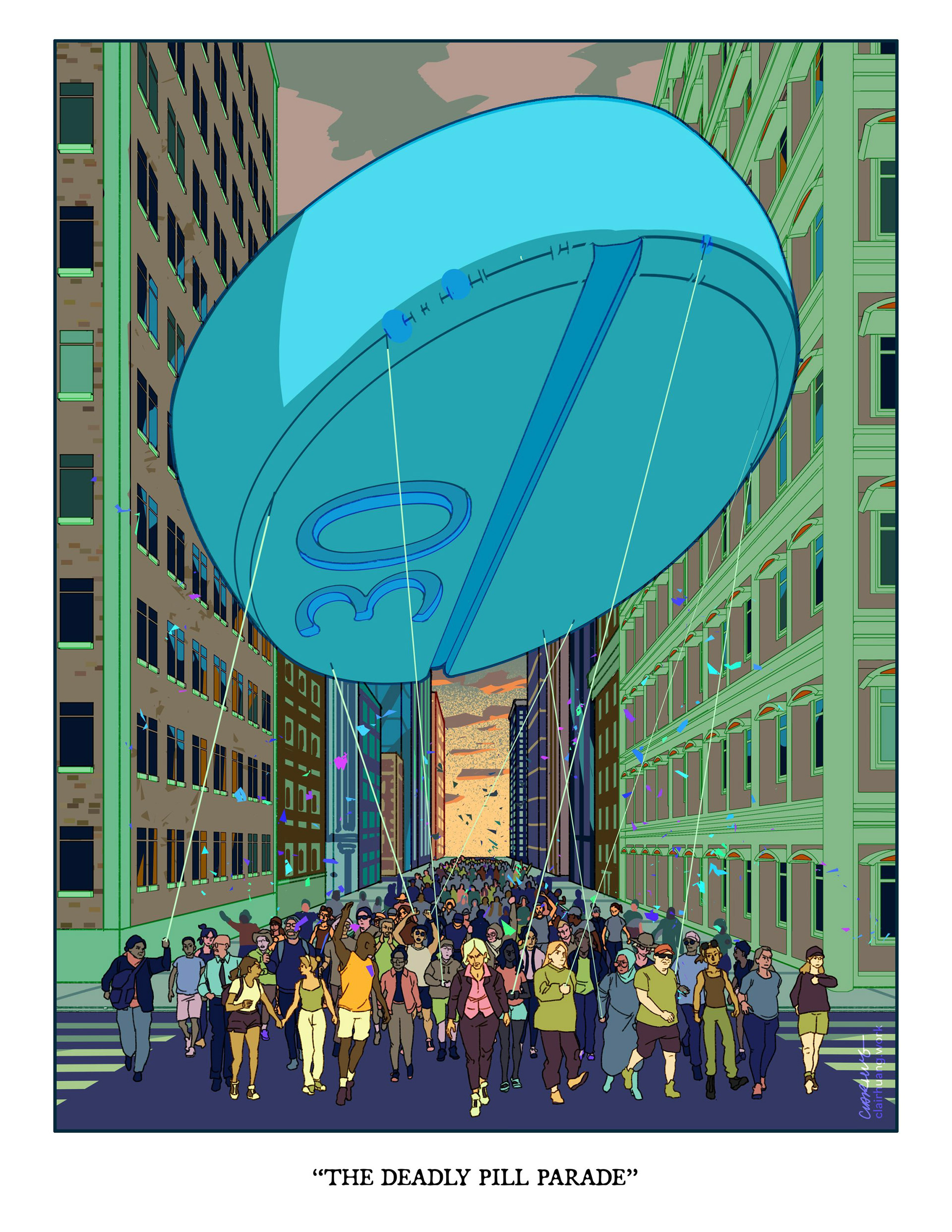 Commission for fentanyl awareness; brief was "You killed our kids." (Sept 2022)