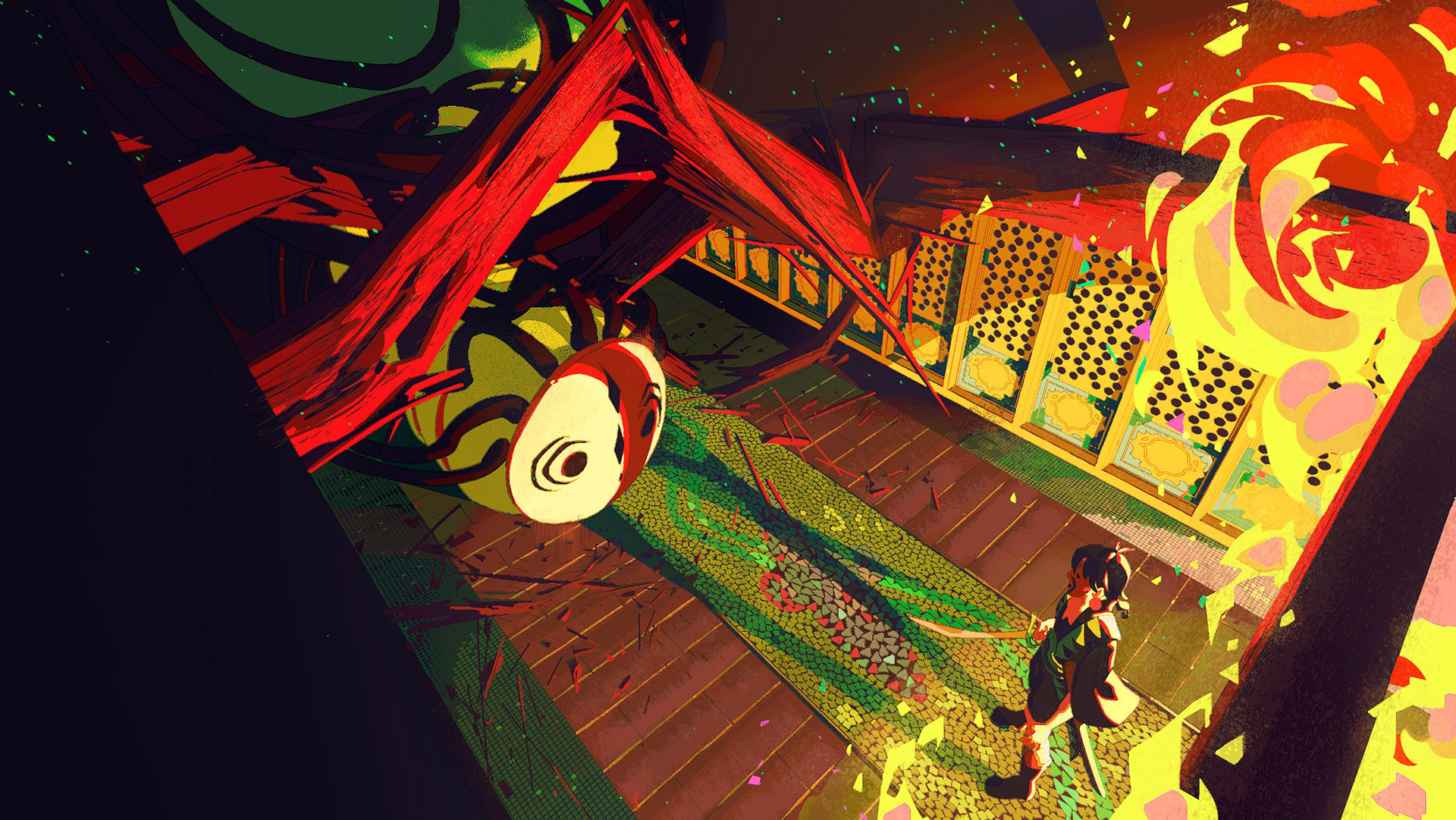 Concept art for original game level (2021)