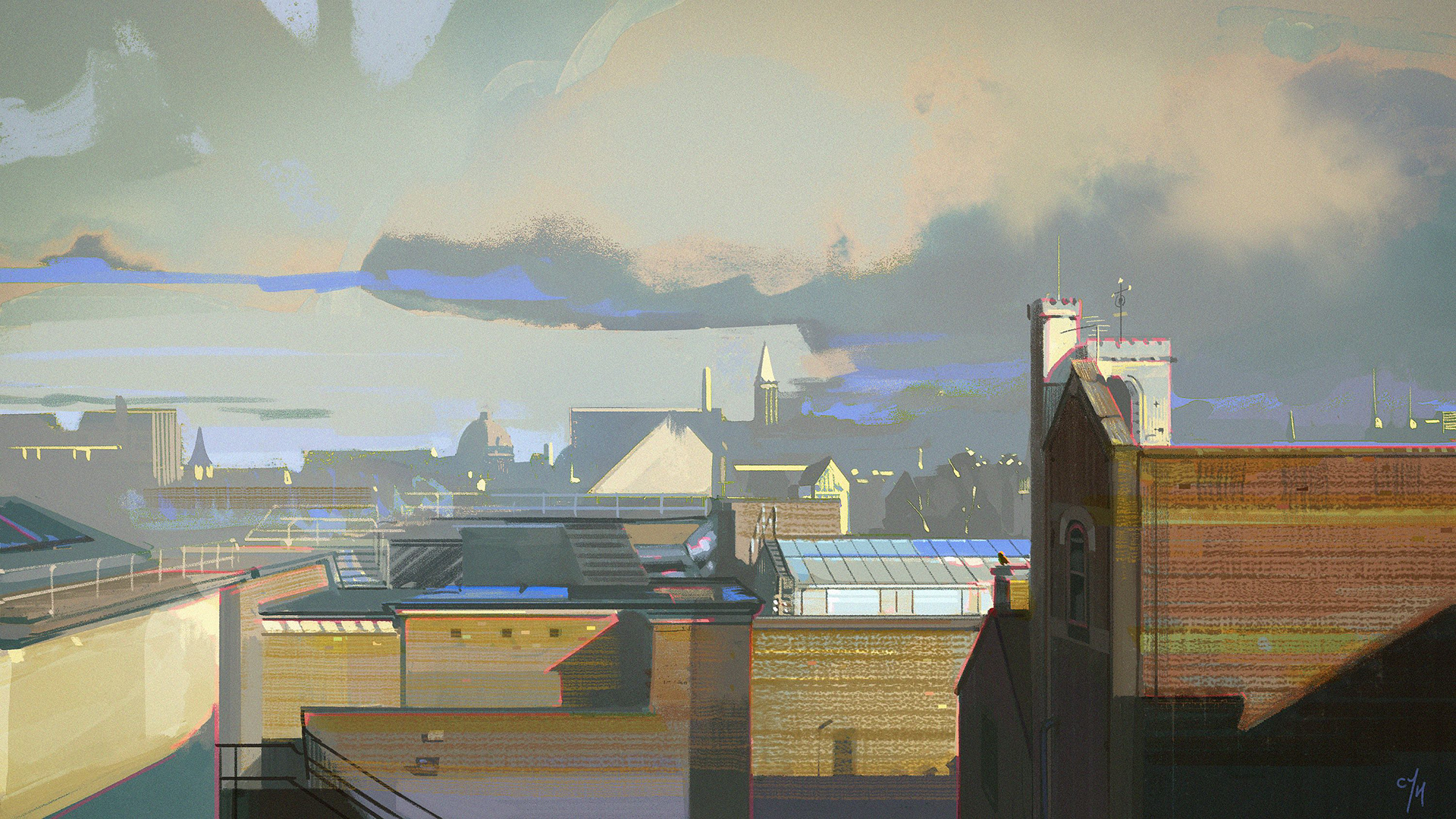 View from my window in Oxford (2022)
