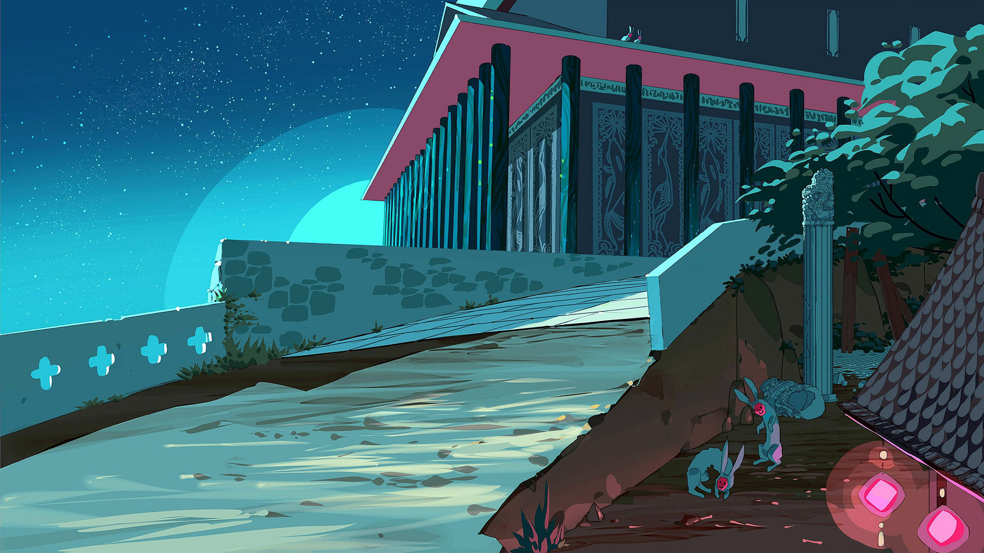 Concept art for original game level (2021)