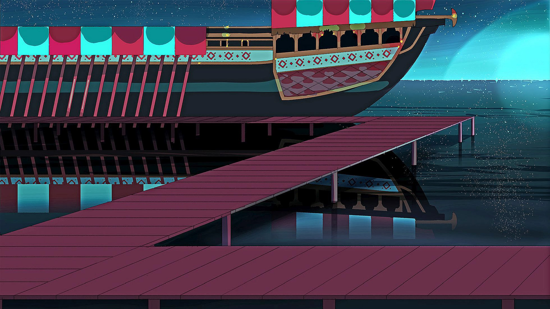 Concept art for original game level (2021)
