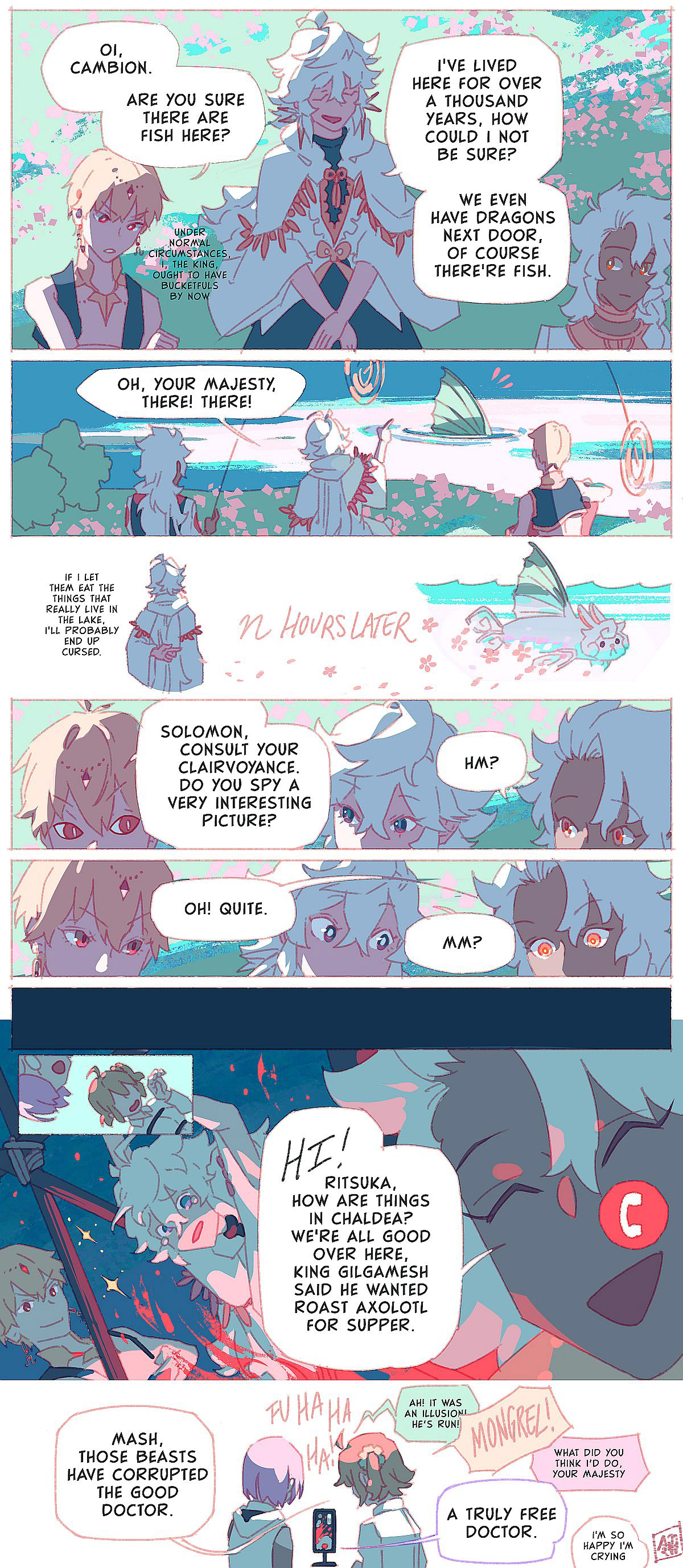 (FGO) The natural consequence of that fishing illustration (2022)