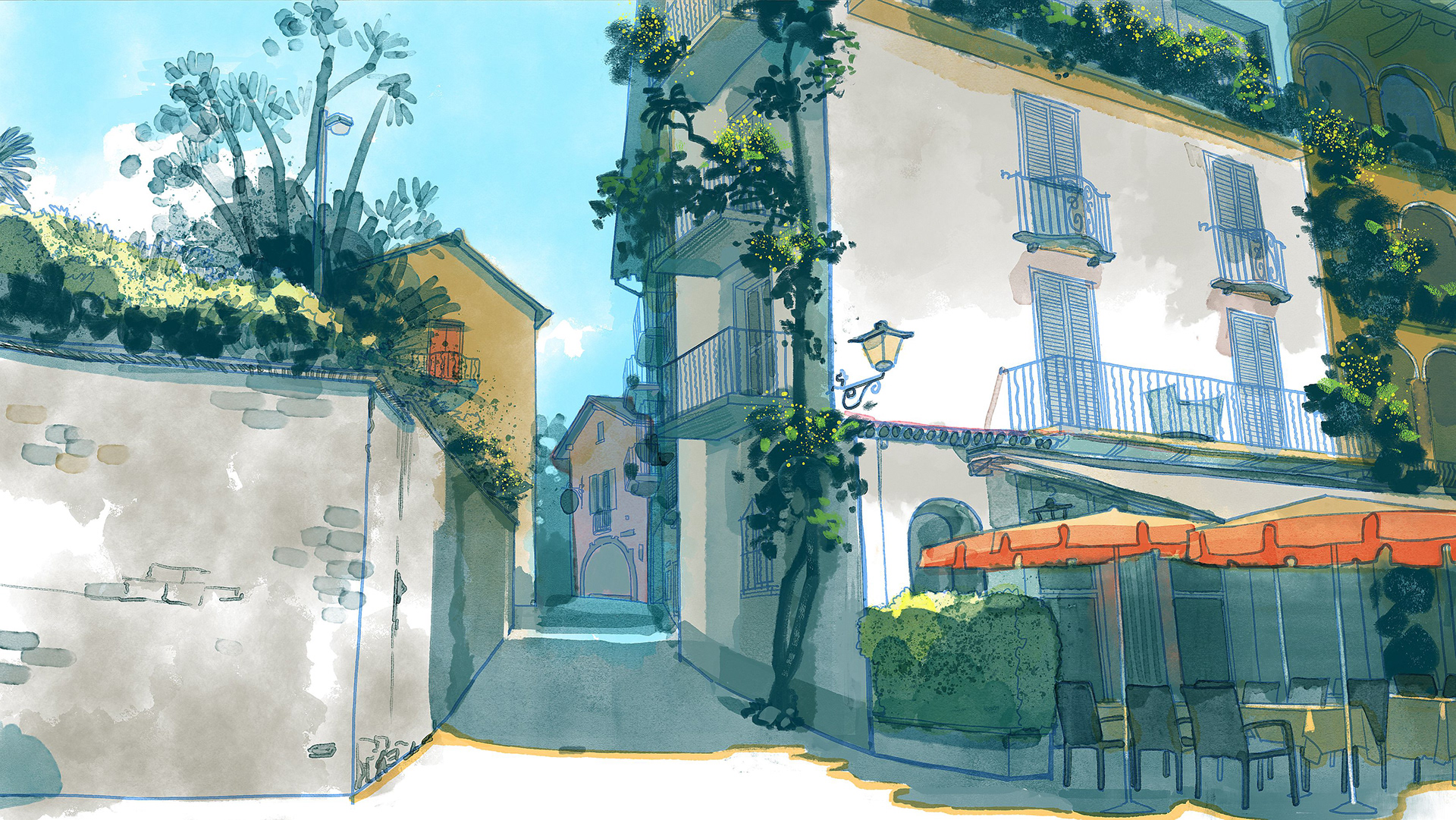 Watercolor brush practice (2023)
