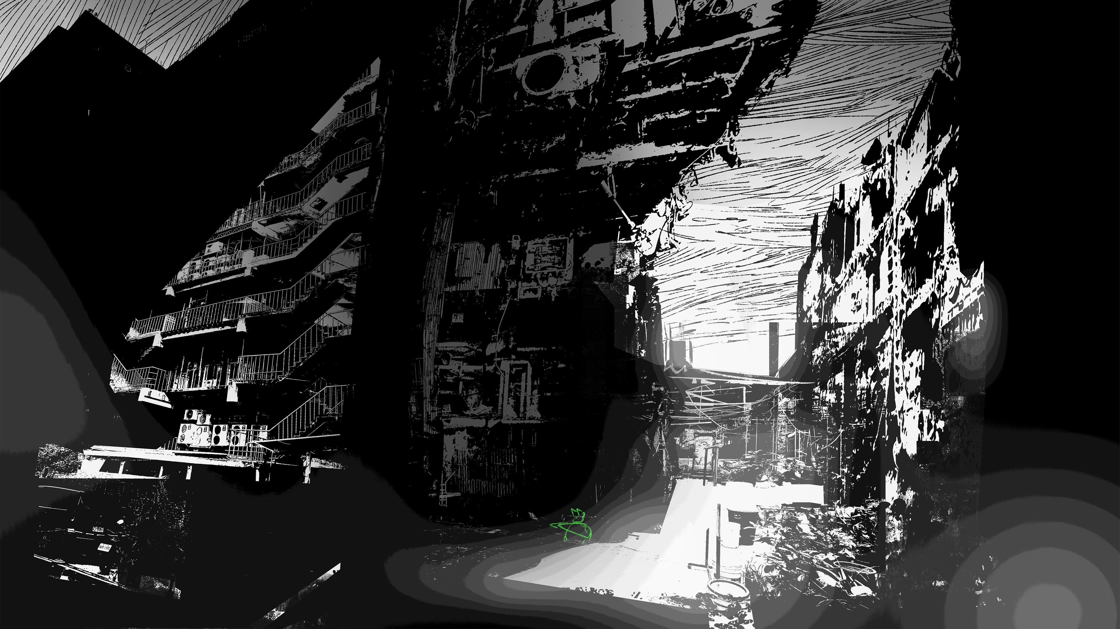 Establishing concept: photobash