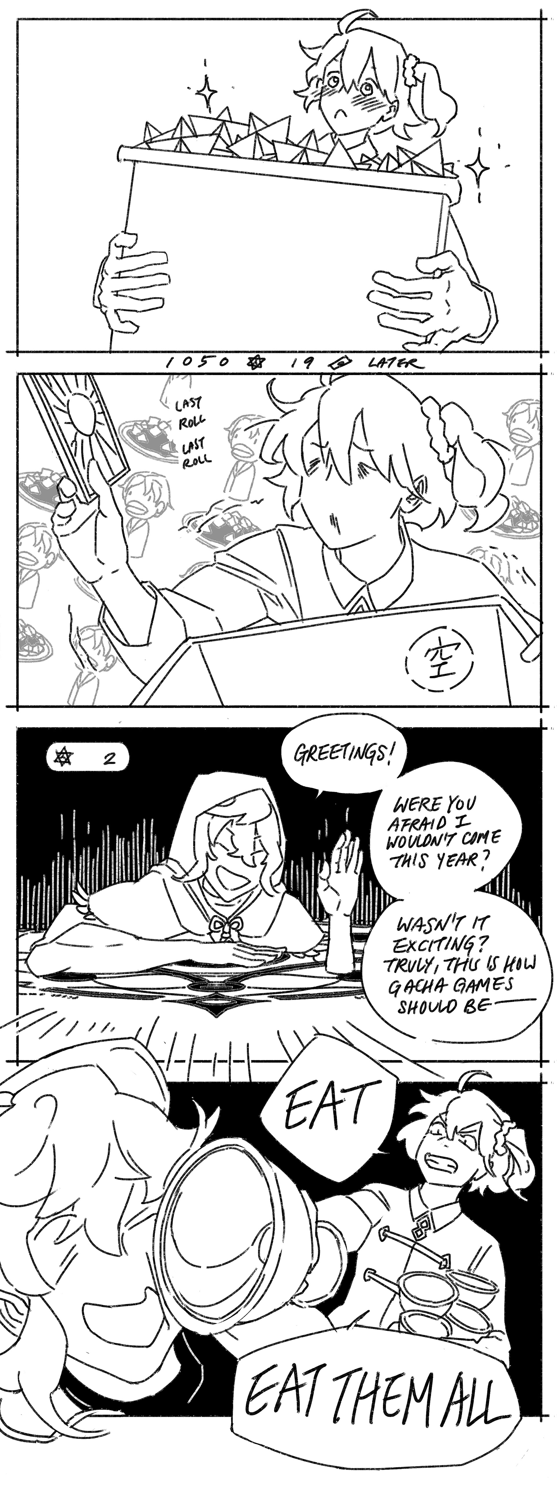 (FGO) THE GACHA IS HAUNTED BY A FILTHY AXOLOTL