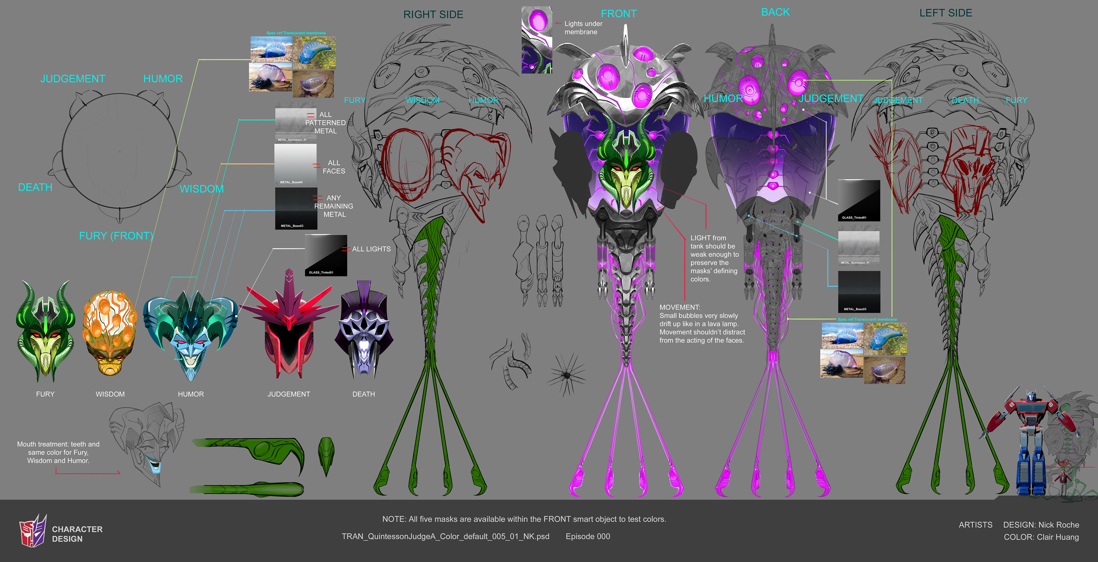 Colors for the Quintesson Judge