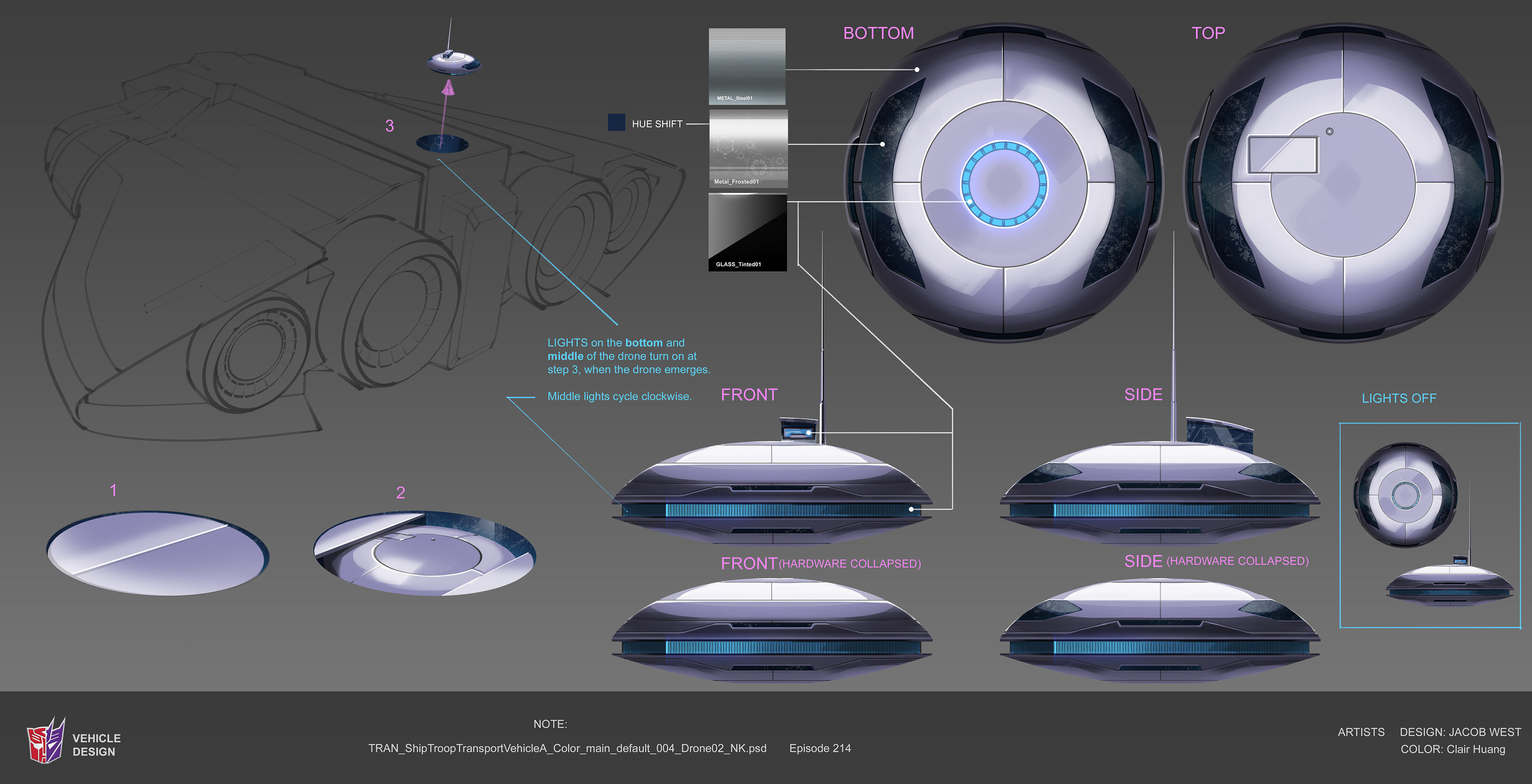 Troop transport drone