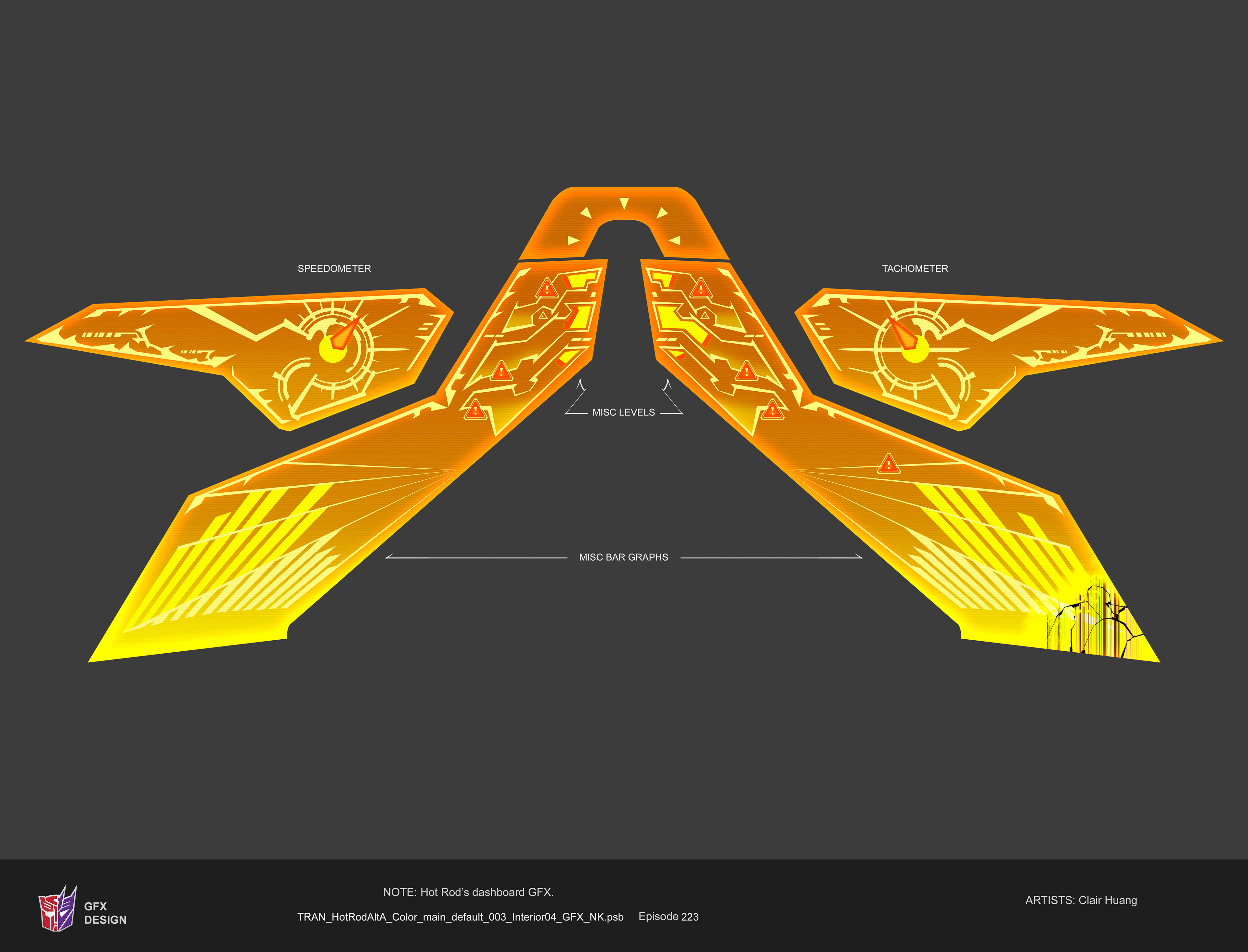 Hot Rod's dashboard GFX