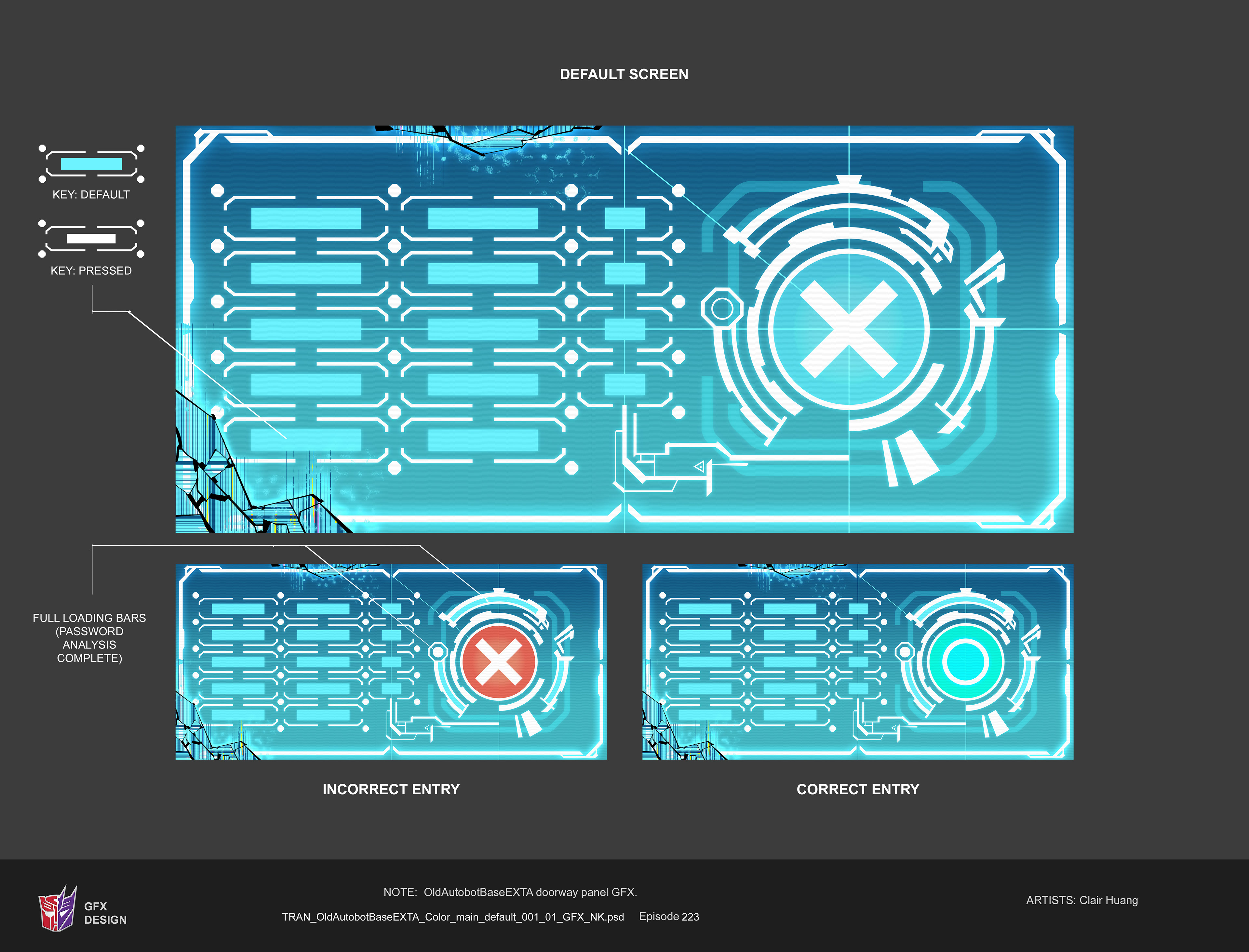 Old Autobot base door keypad