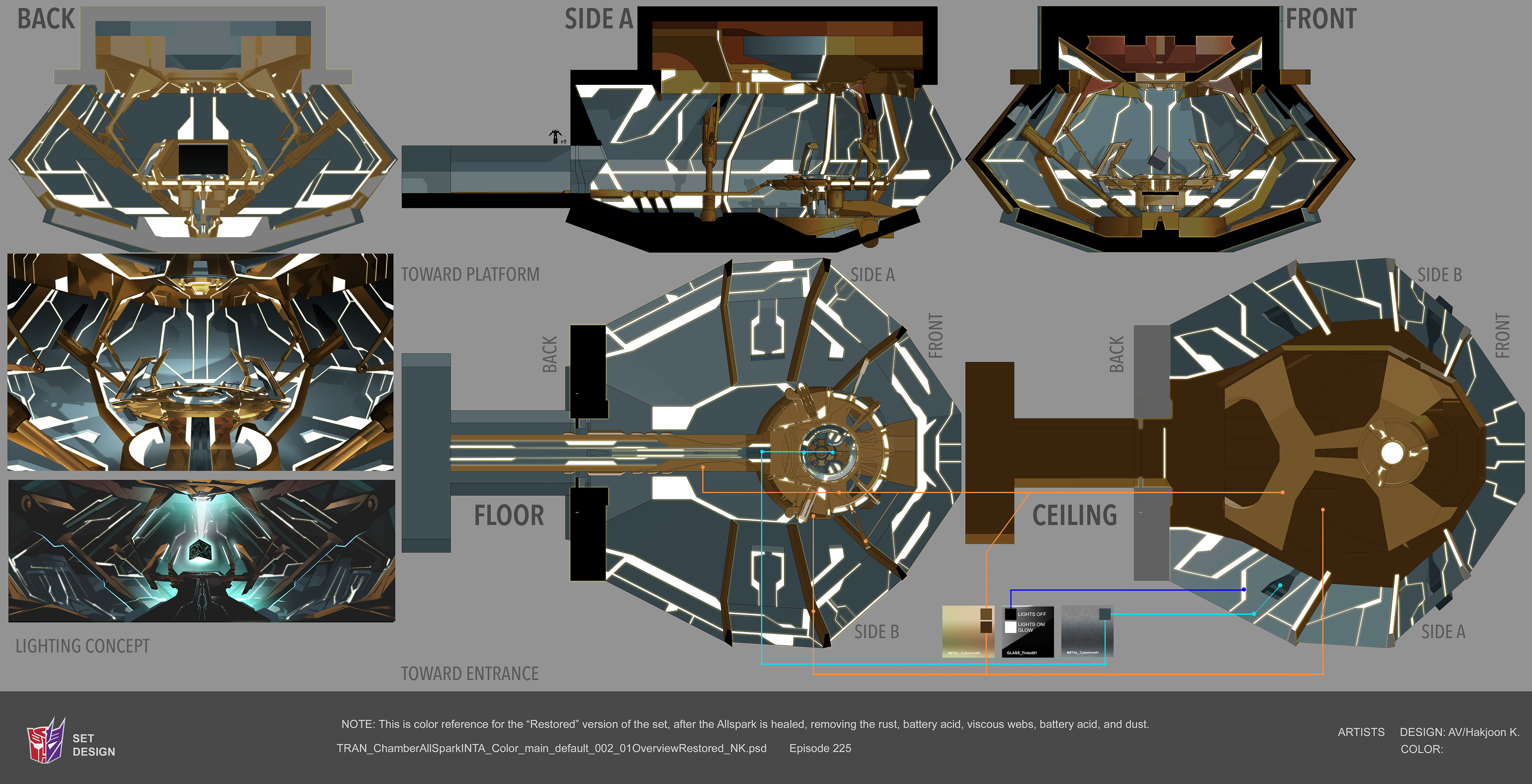 Color breaks by Jermaine Jose, paint by me