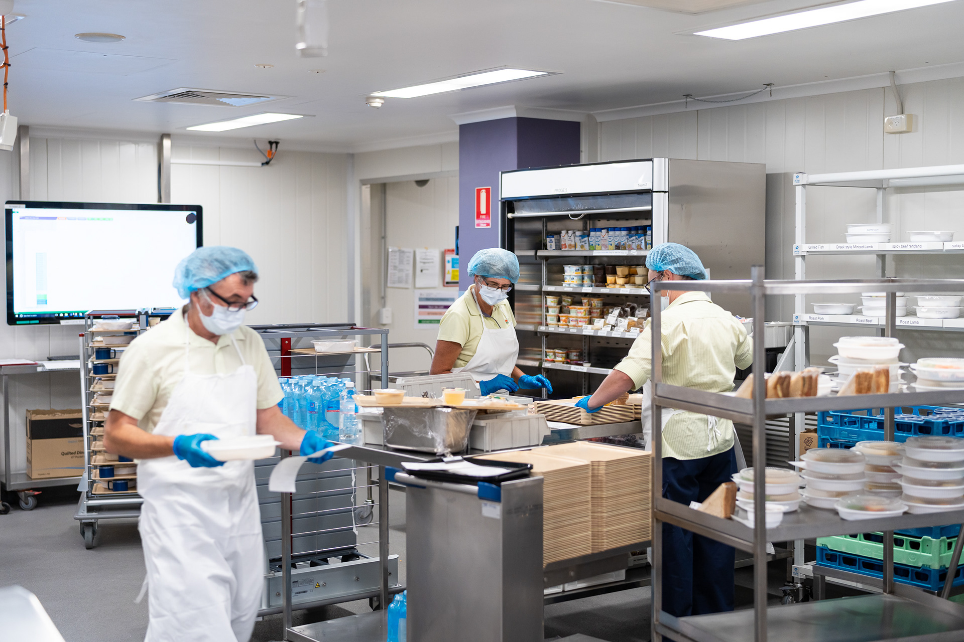 HealthShare NSW Hospital Kitchen staff at Lismore Base Hospitla