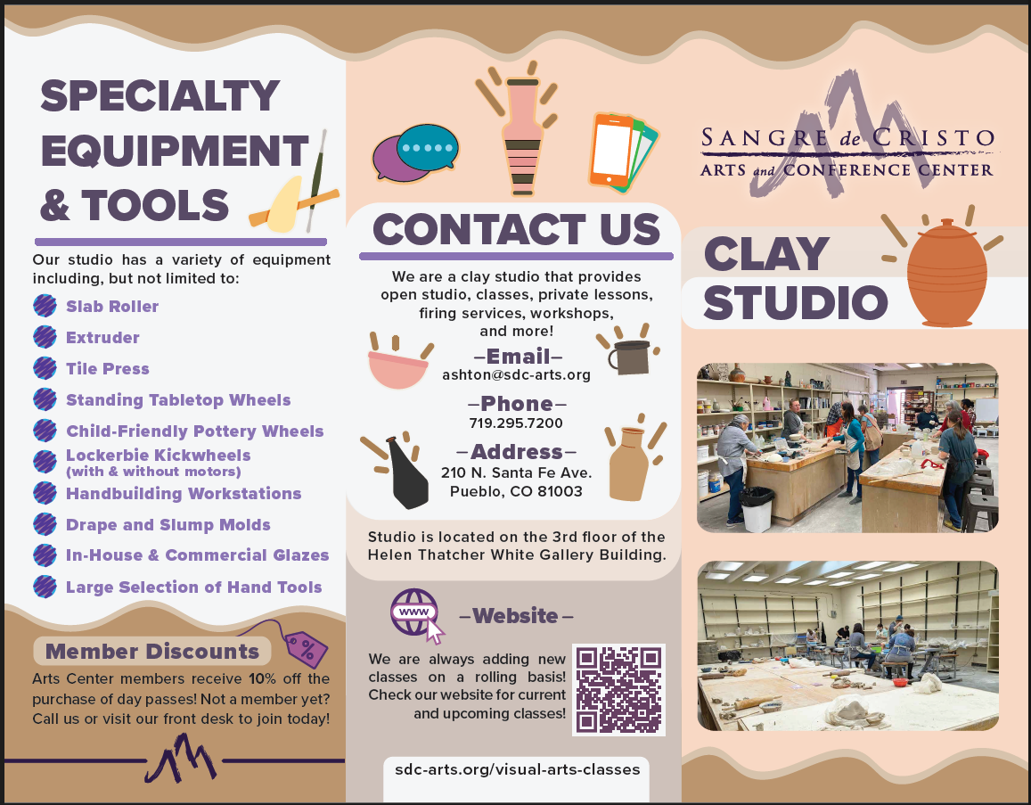 SDC Clay Studio Brochure Front Cover