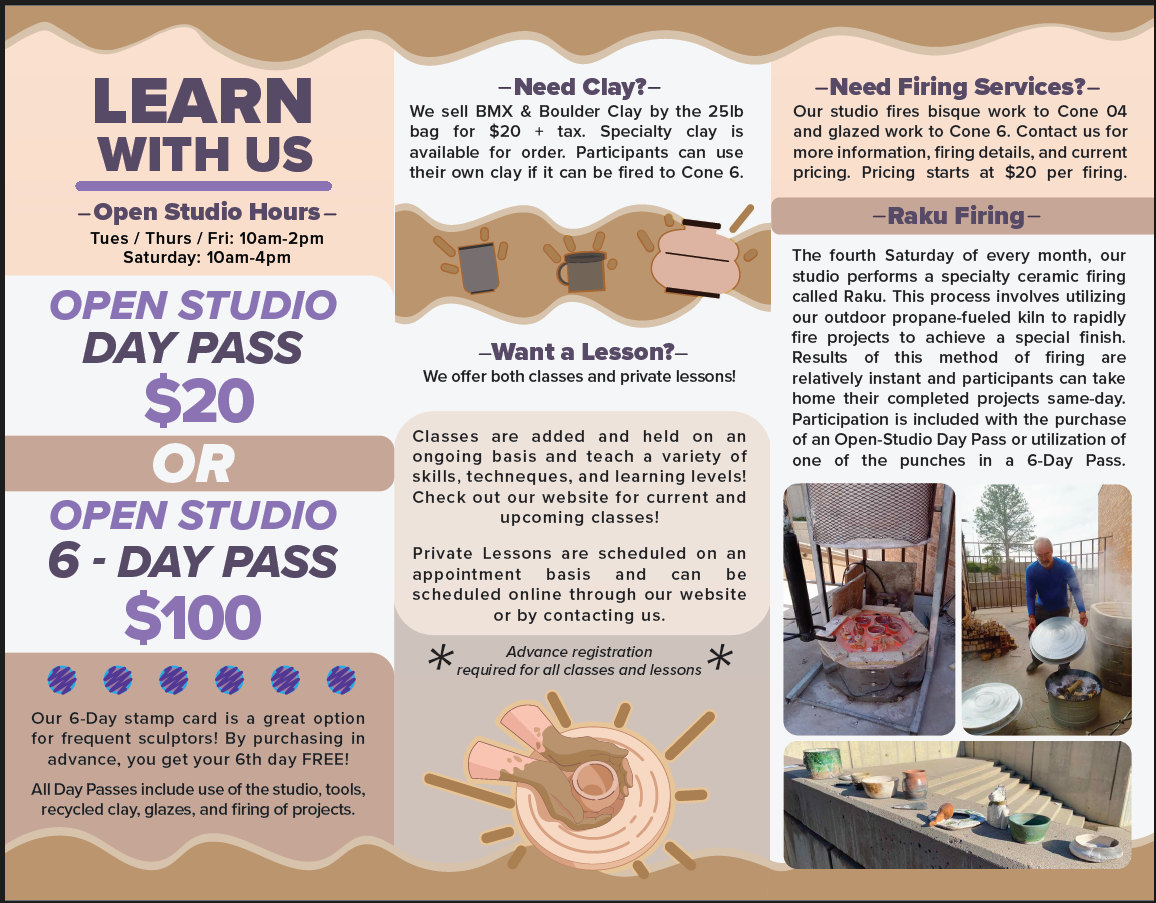 SDC Clay Studio Brochure Inside Cover