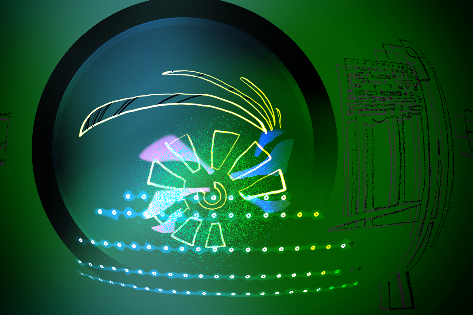 Title: Warped eye | Digital - 2023