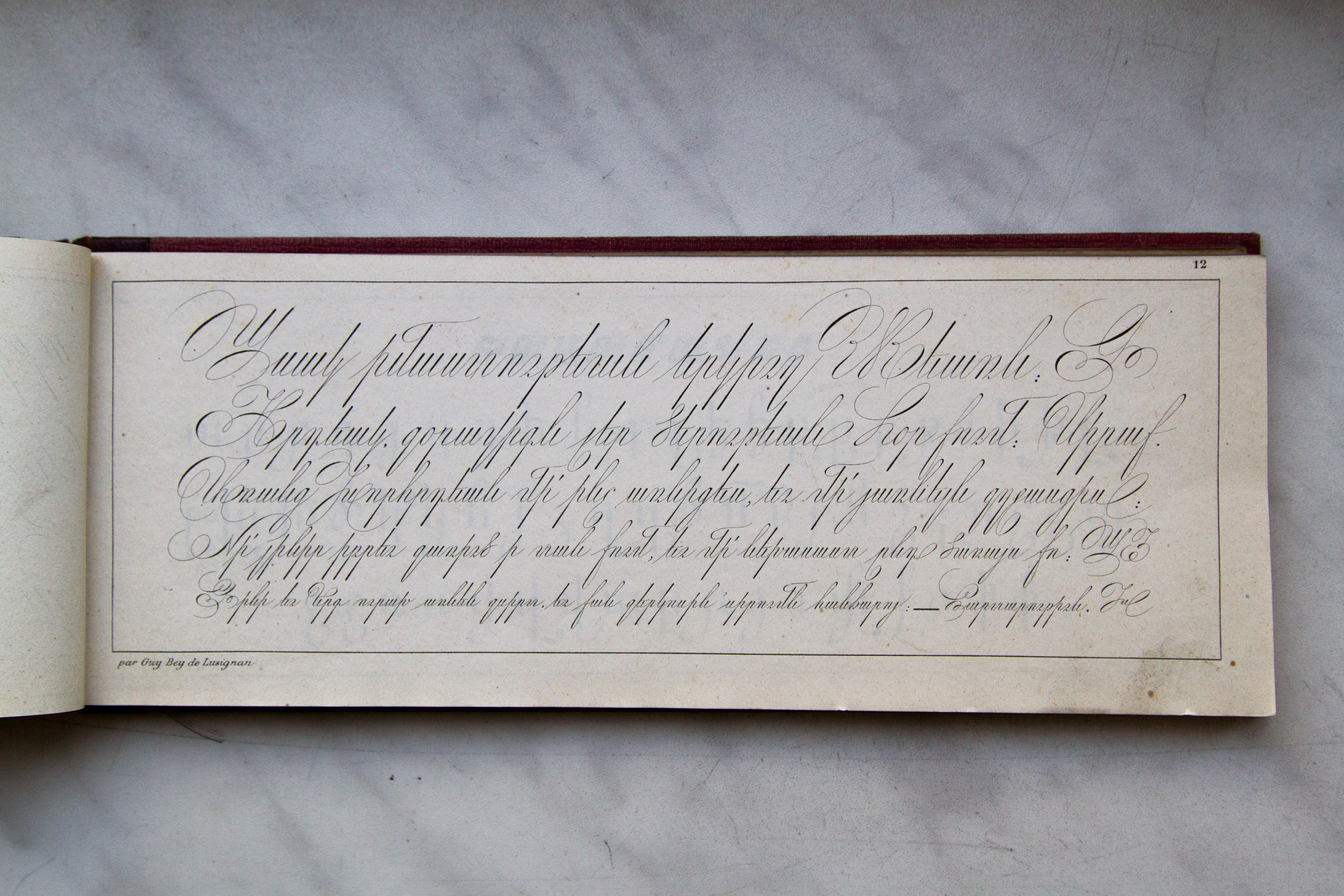 1859-69 Paris Հայկական Գեղագրություն Ամբրոսիոս Վարդապետ Գալֆայեան NLA