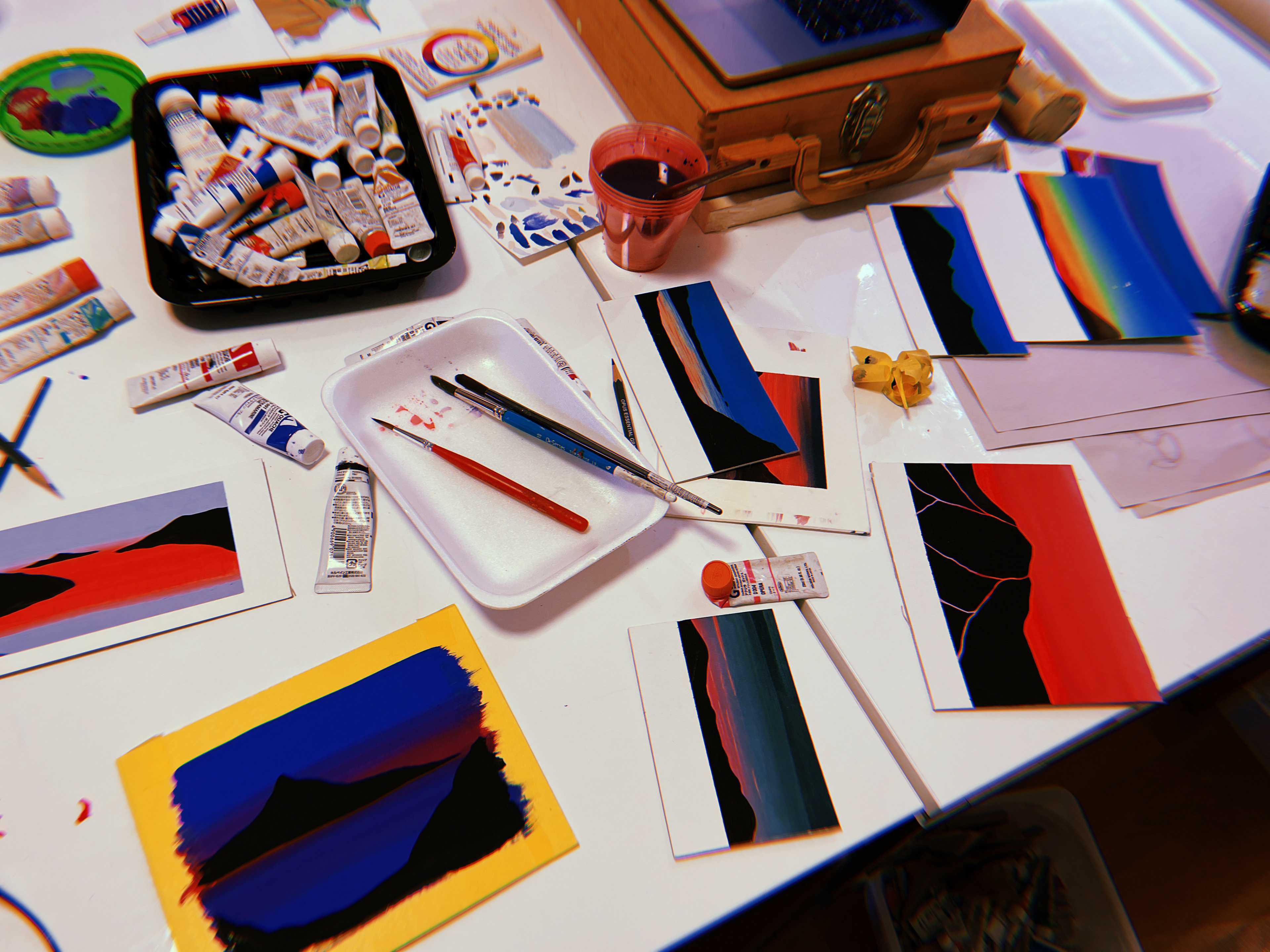Gouache Dreamscapes