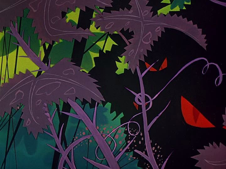 Maurice Noble's background art for Boyhood Daze (1957)