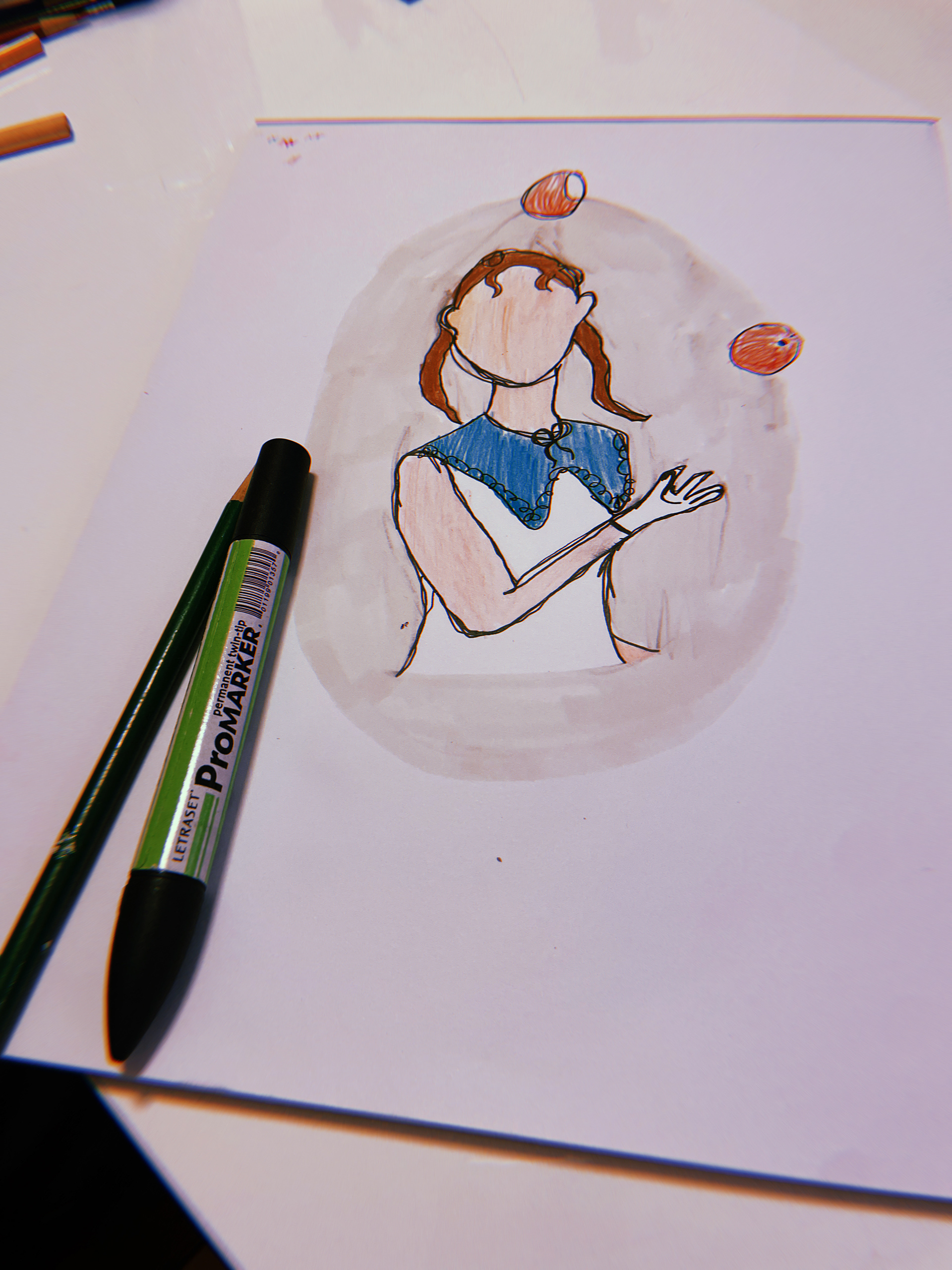 Anisa, age 12 / Graphic Markers