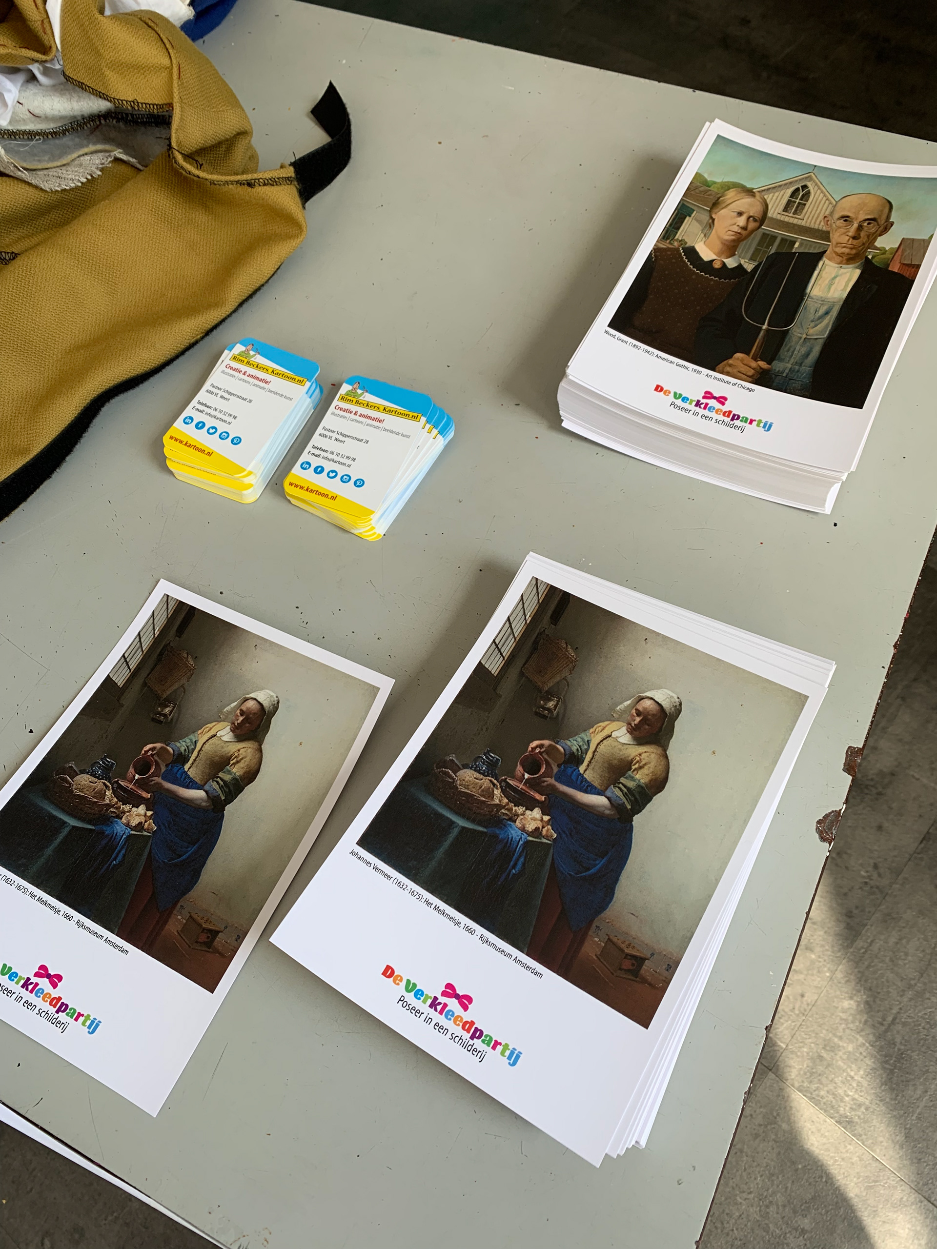 Iedereen krijgt informatie mee van De Verkleedpartij