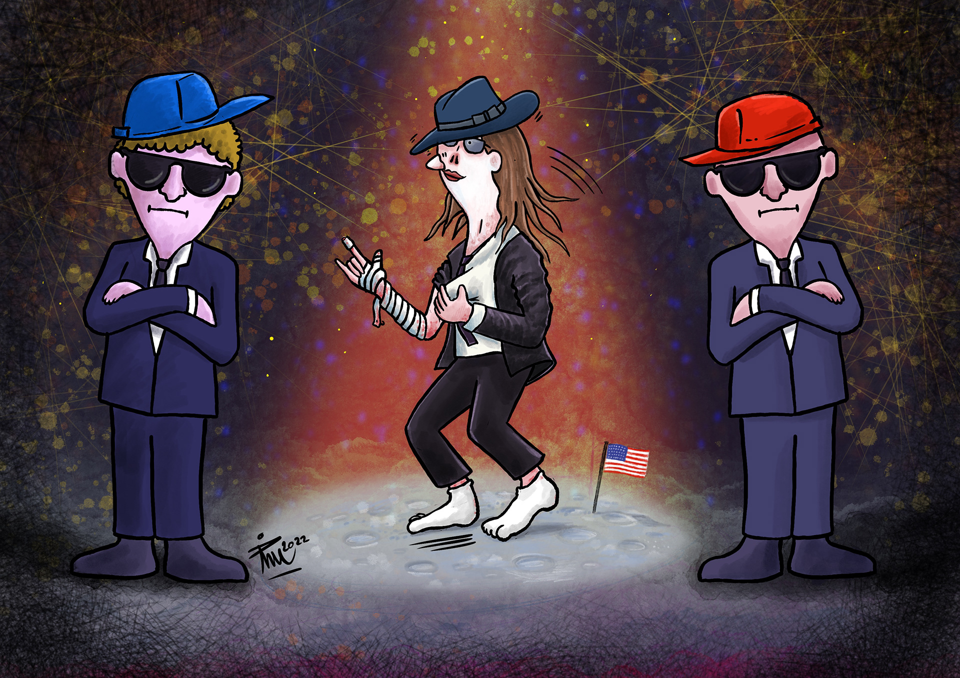 Columnkanon illustratie