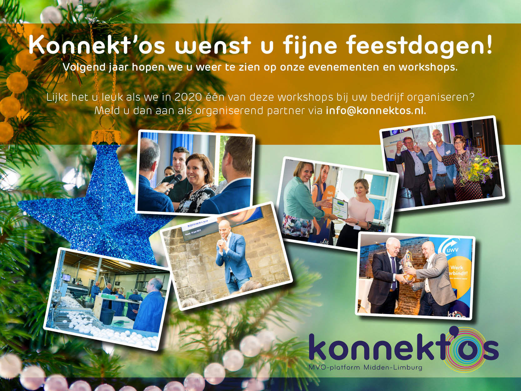 Vormgeving kerstwens Konnekt'os