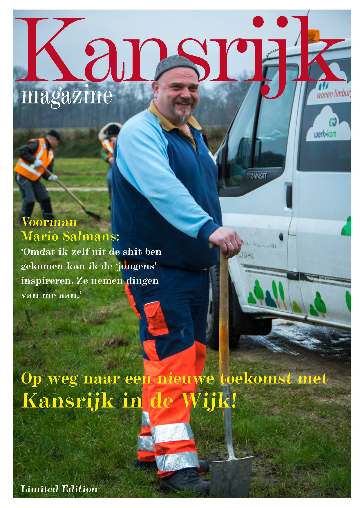 Vormgeving en fotografie Kansrijk magazine (2018)