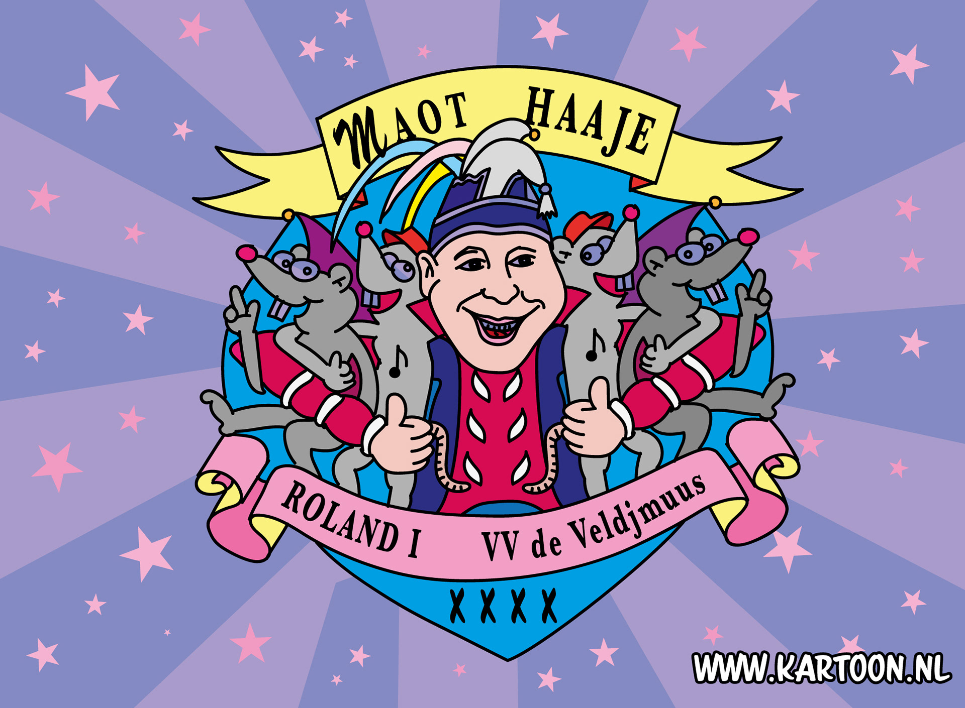 Medaille ontwerp voor VV De Veldjmuus