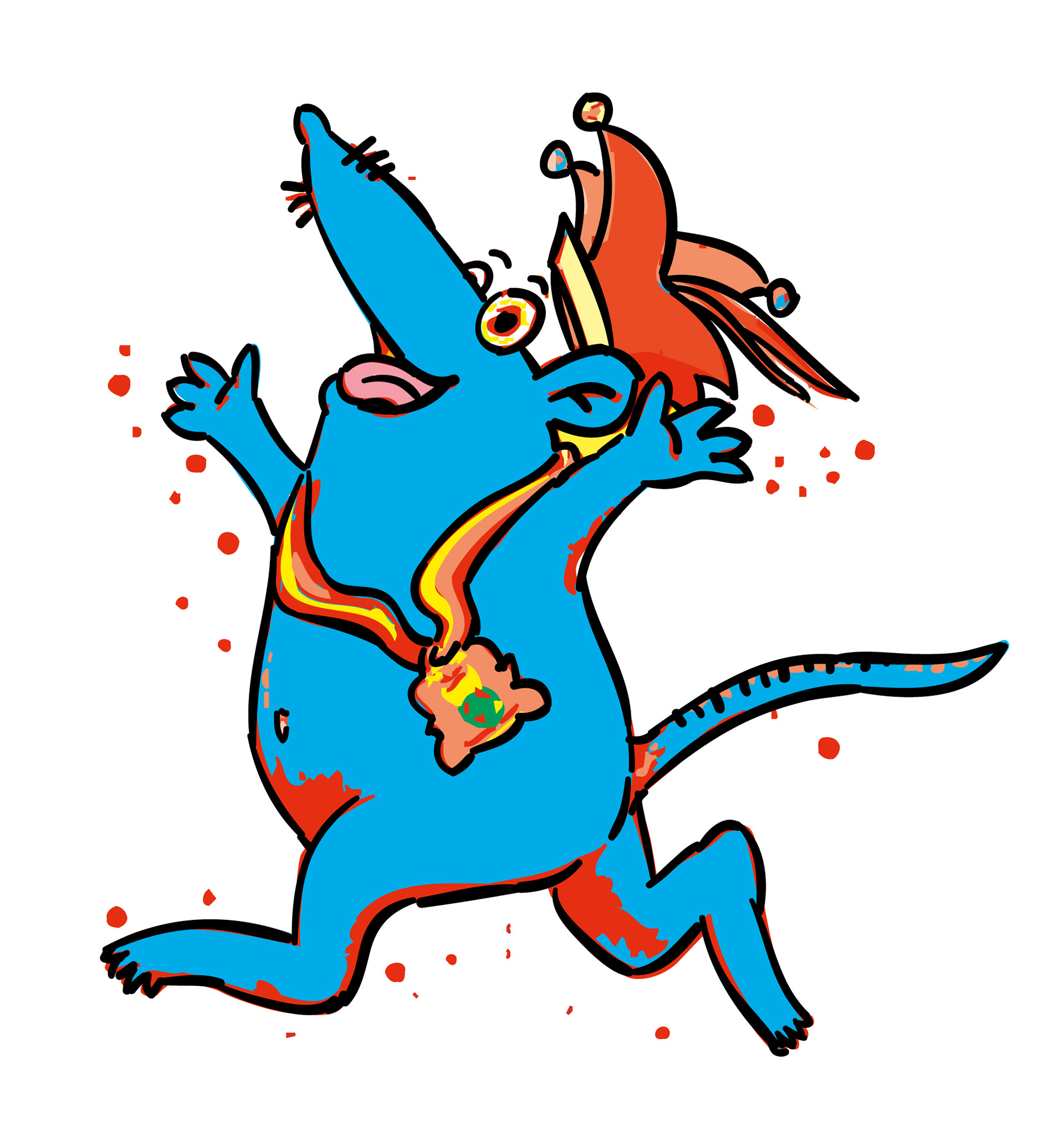 Vector ontwerp Molmuus (Klimmen)