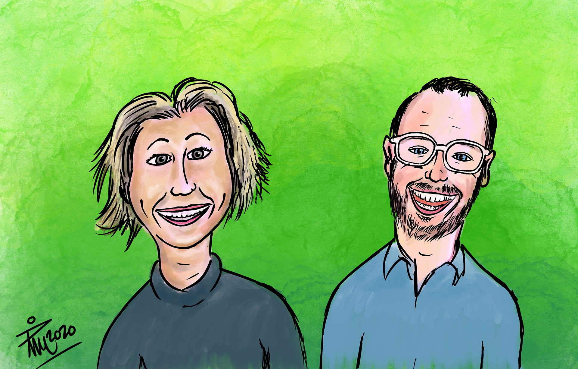 Kim Hendriks en Marco Vink (Werk.Kom)