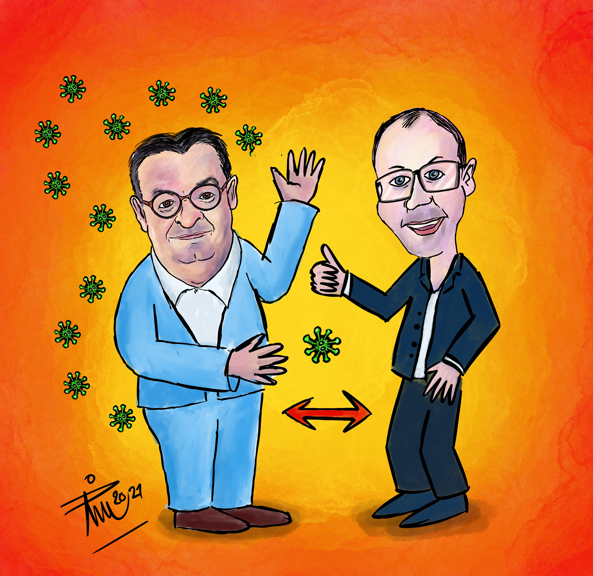 Raymond Vlecken en Dennis Laponder