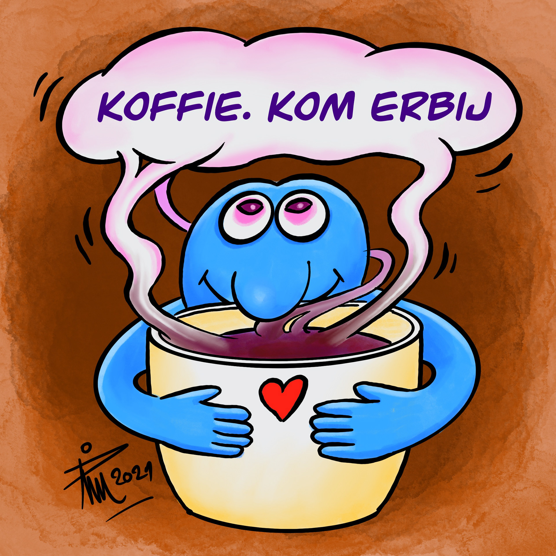 Koffie. Kom erbij Clubhouse