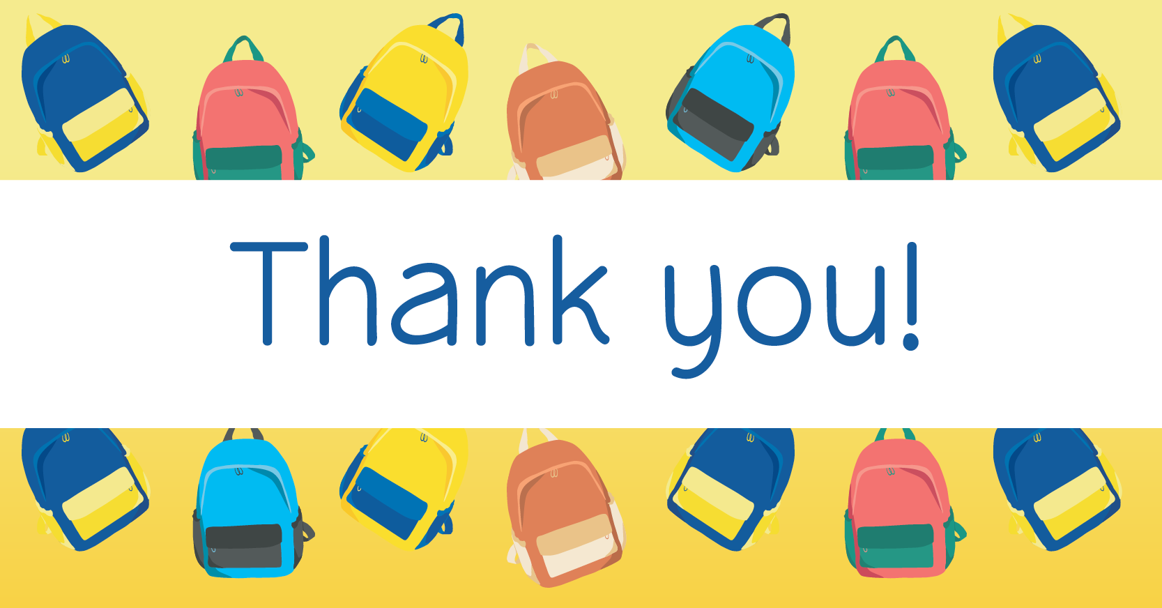 "Thank you!" Social Post Graphic