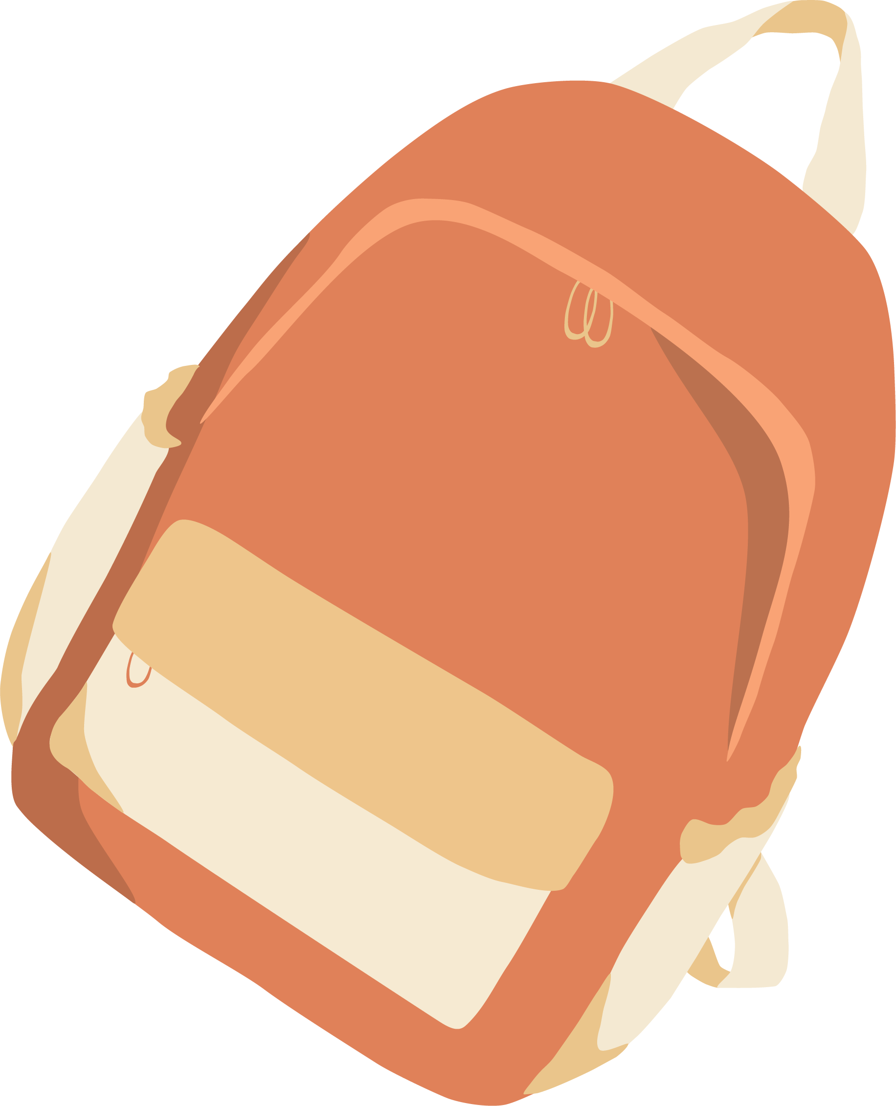Orange Backpack