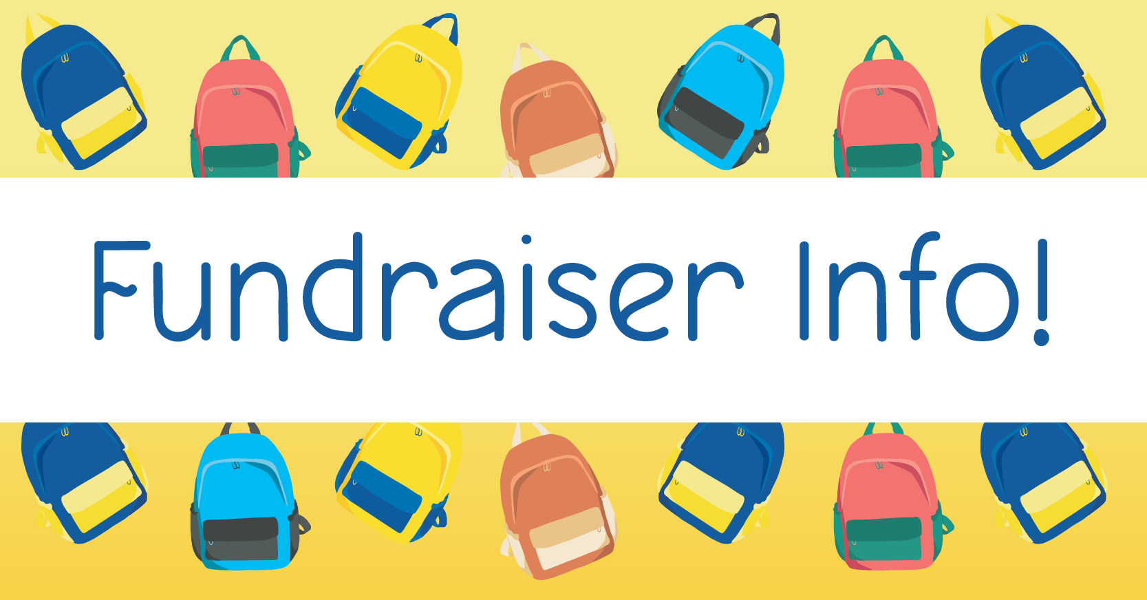 "Fundraiser Info!" Social Post Graphic