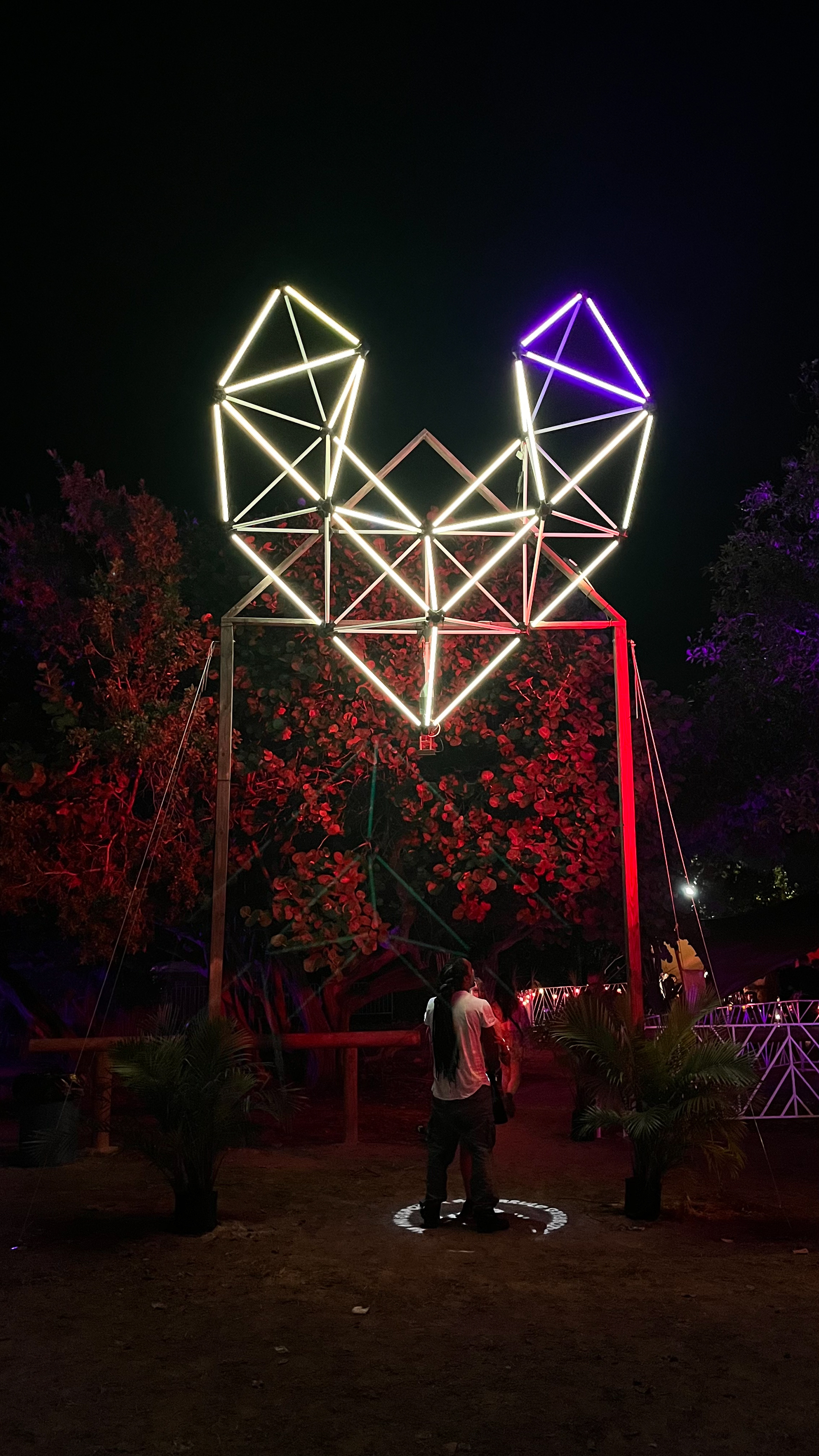 Polylight HeartHug during Art With Me Miami, 2023