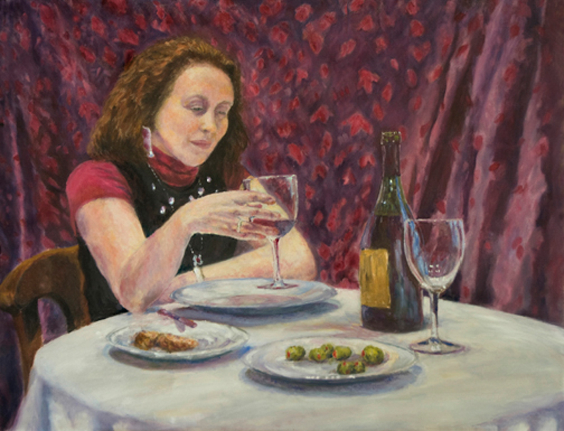 A Quiet Corner, 24" x 36"