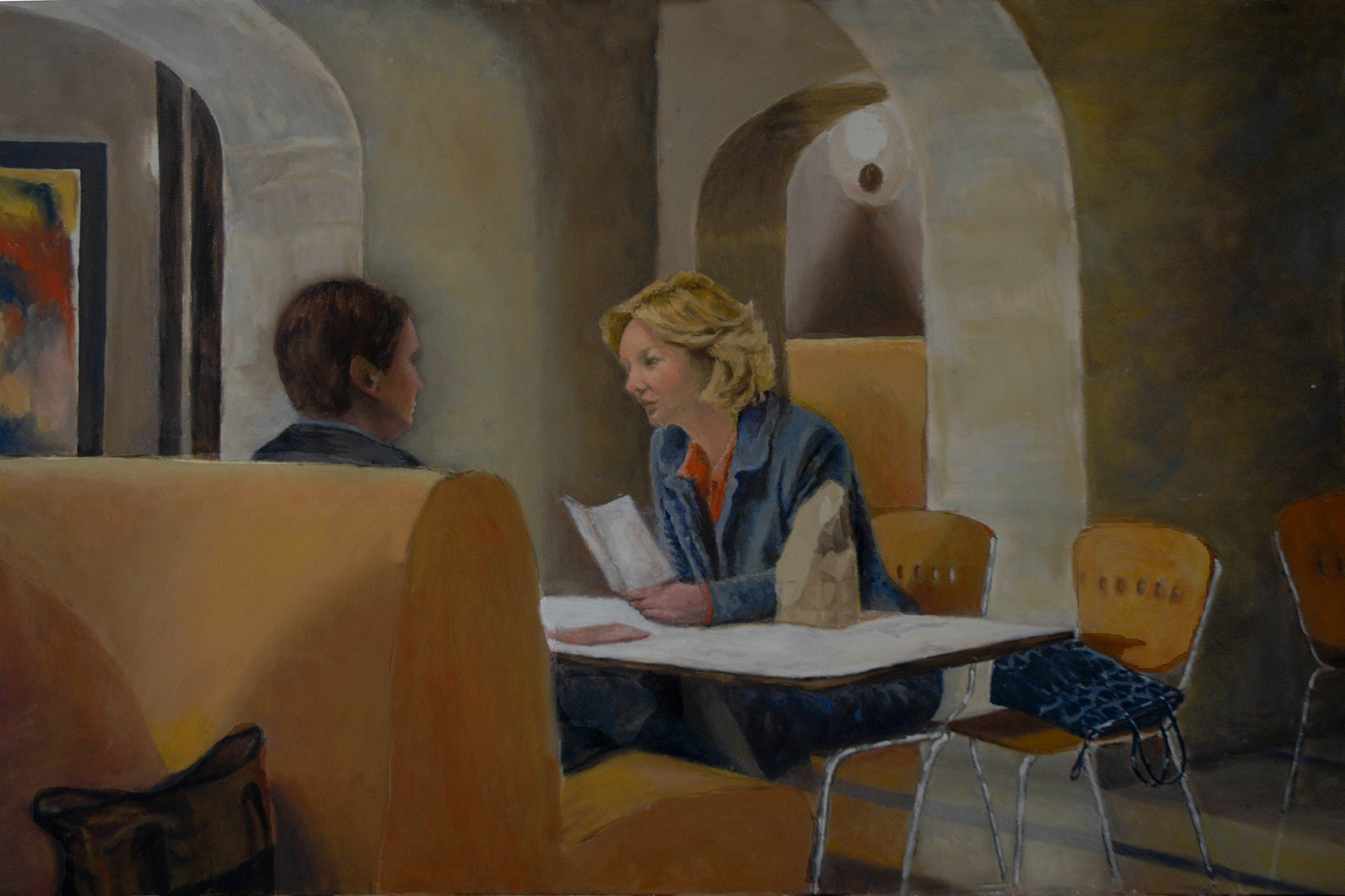 Dialogue. 30" x 40"
