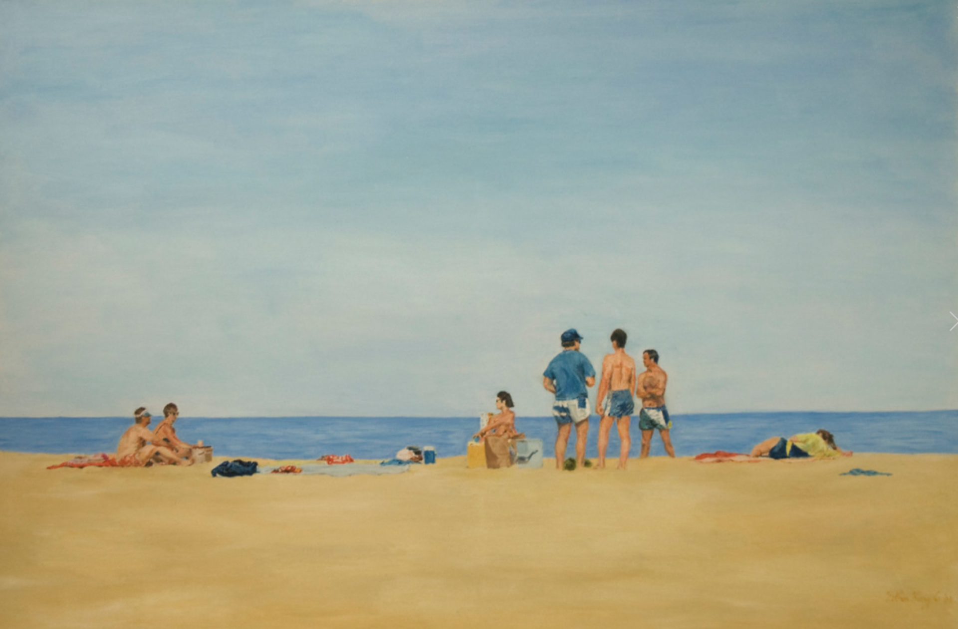 Summer at the Beach, 30" x 40"