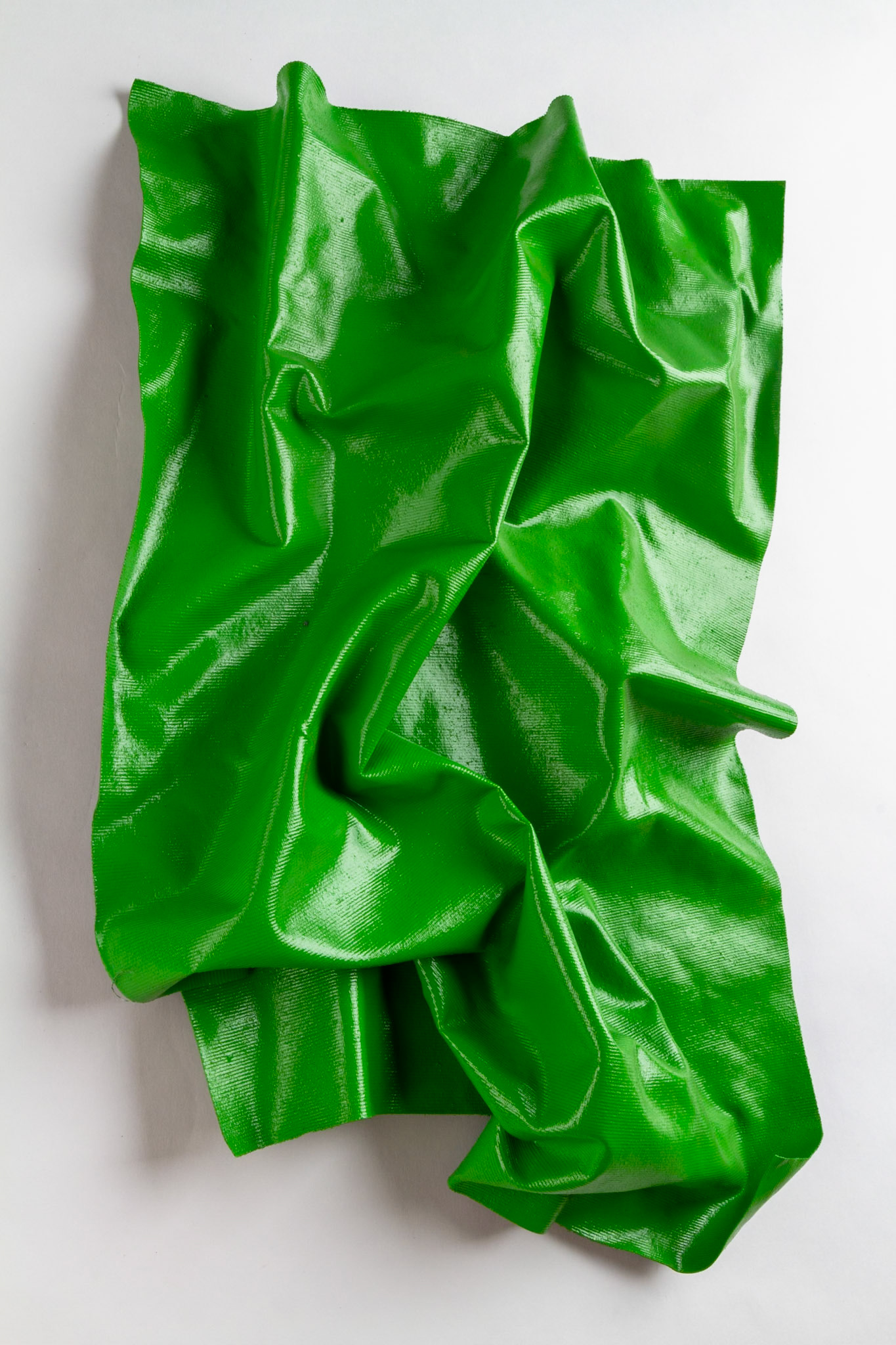 Grüner Lack |2022 Lack auf Leinwand 49x32x8cm