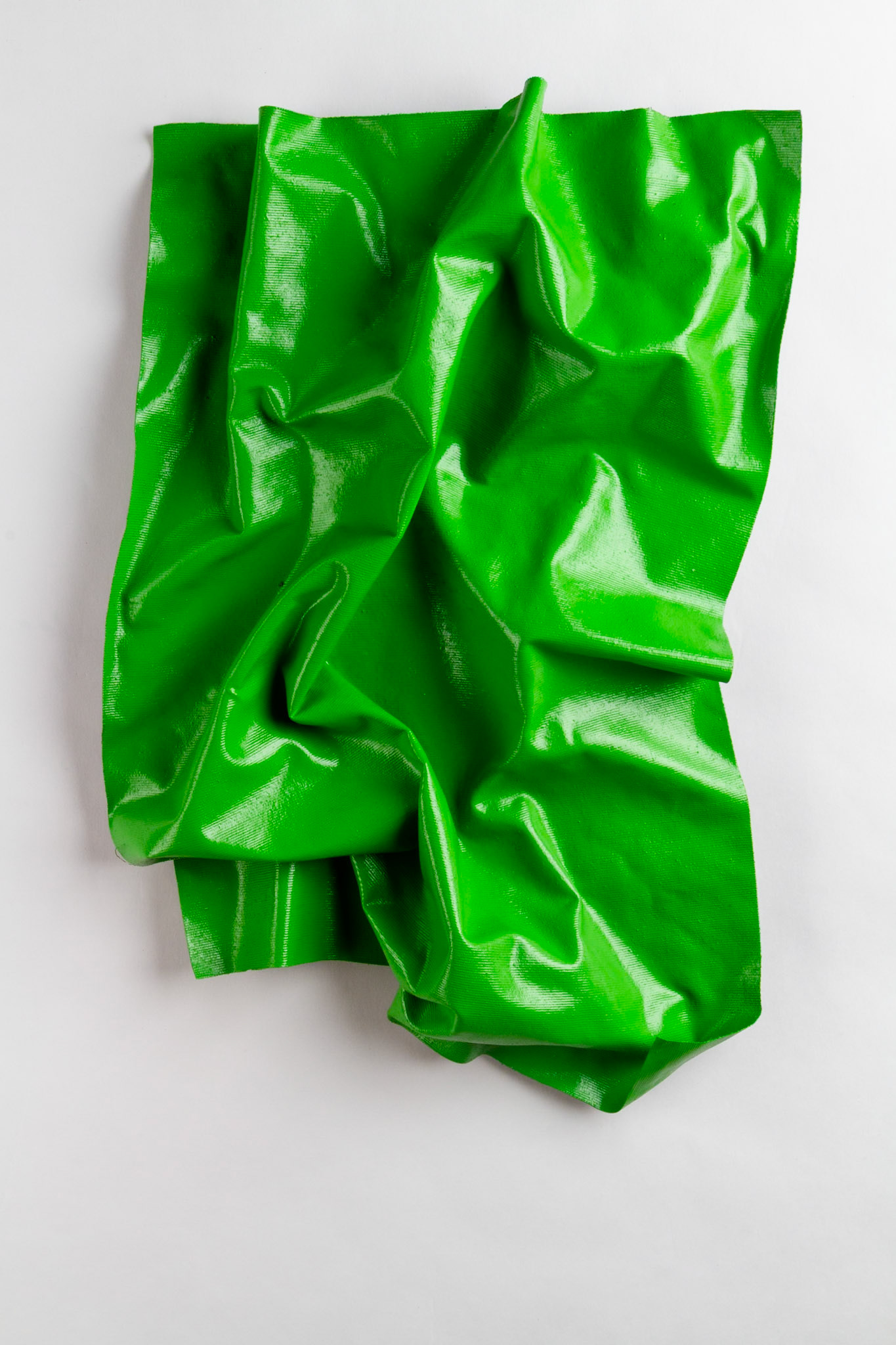 Grüner Lack |2022 Lack auf Leinwand 49x32x8cm