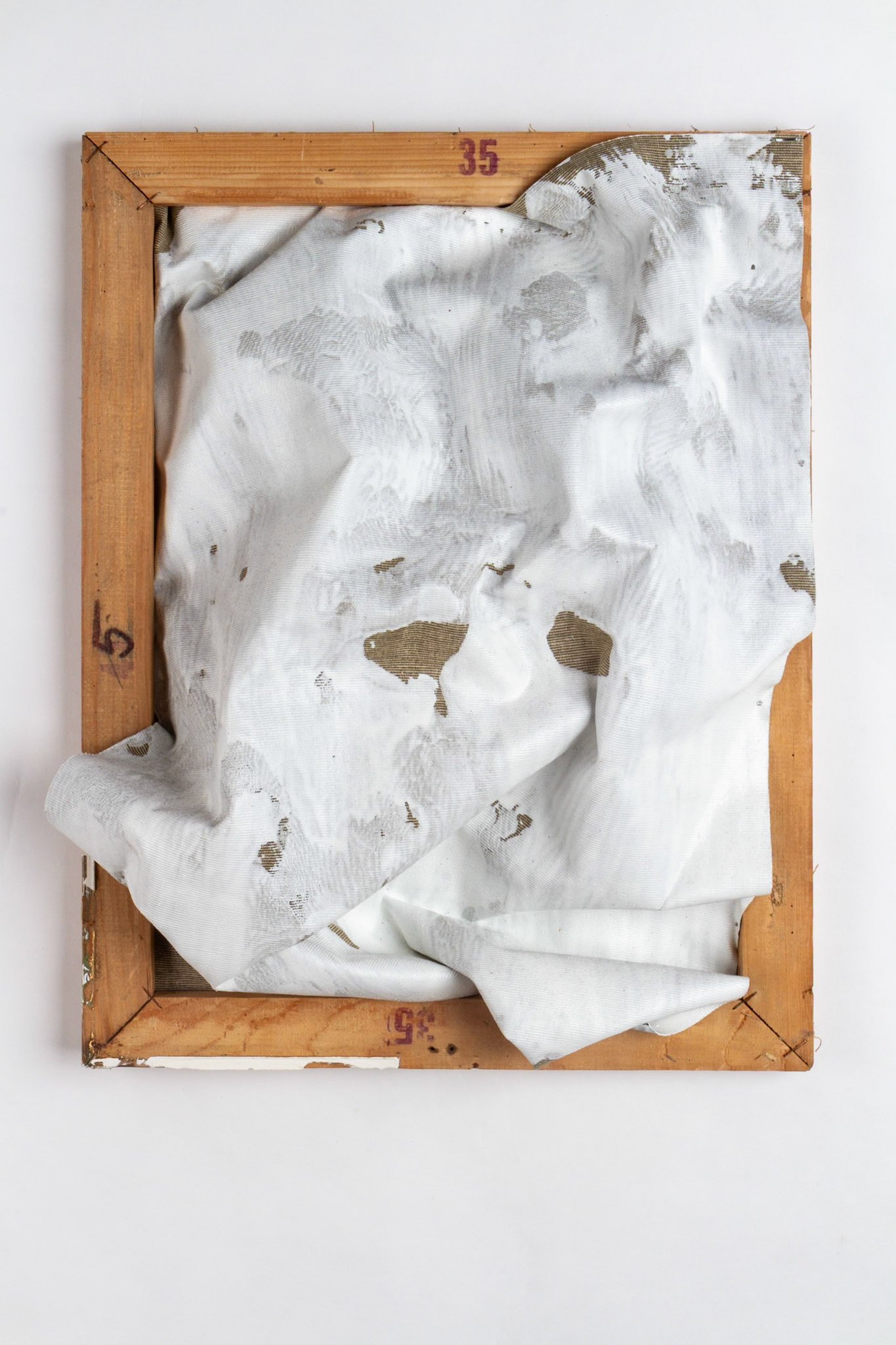 45x35 |2022, Acryl auf Leinwand und Keile, 45x35x12 cm