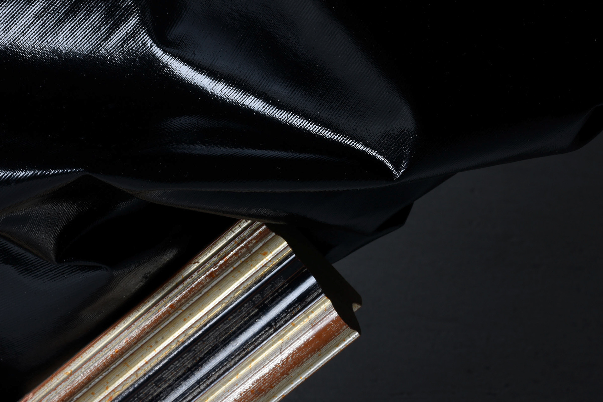 „Big black Square“, 2021, Acryl auf Leinwand, ca.150x150x20 cm 