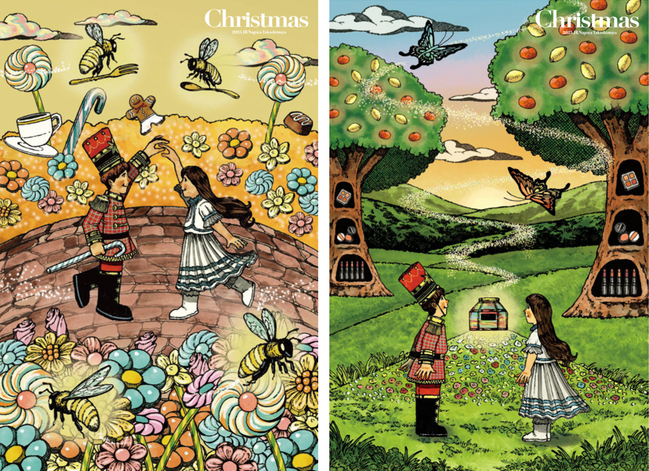 JR名古屋タカシマヤ 2025年クリスマスビジュアル