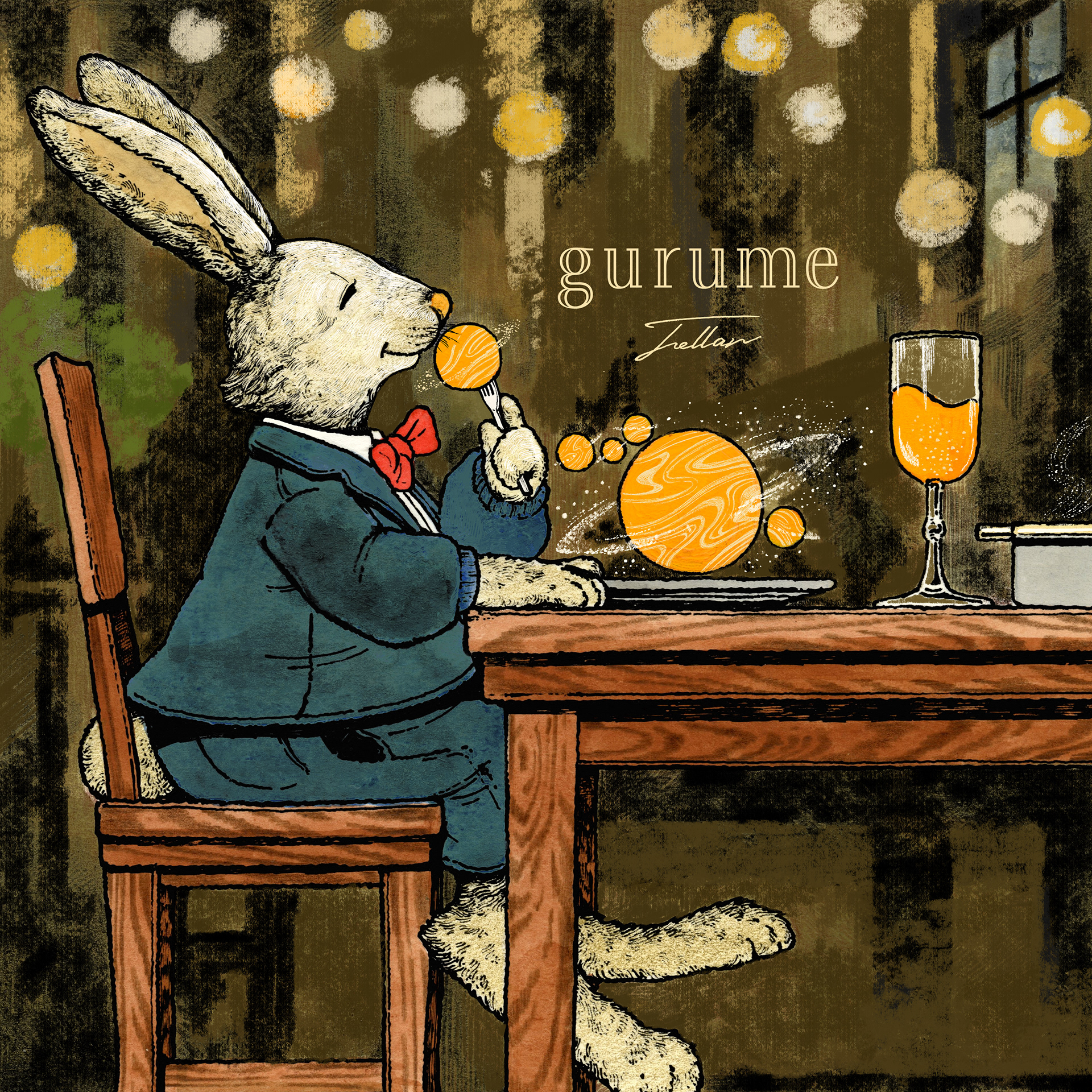 Tellar『gurume』ジャケットイラスト