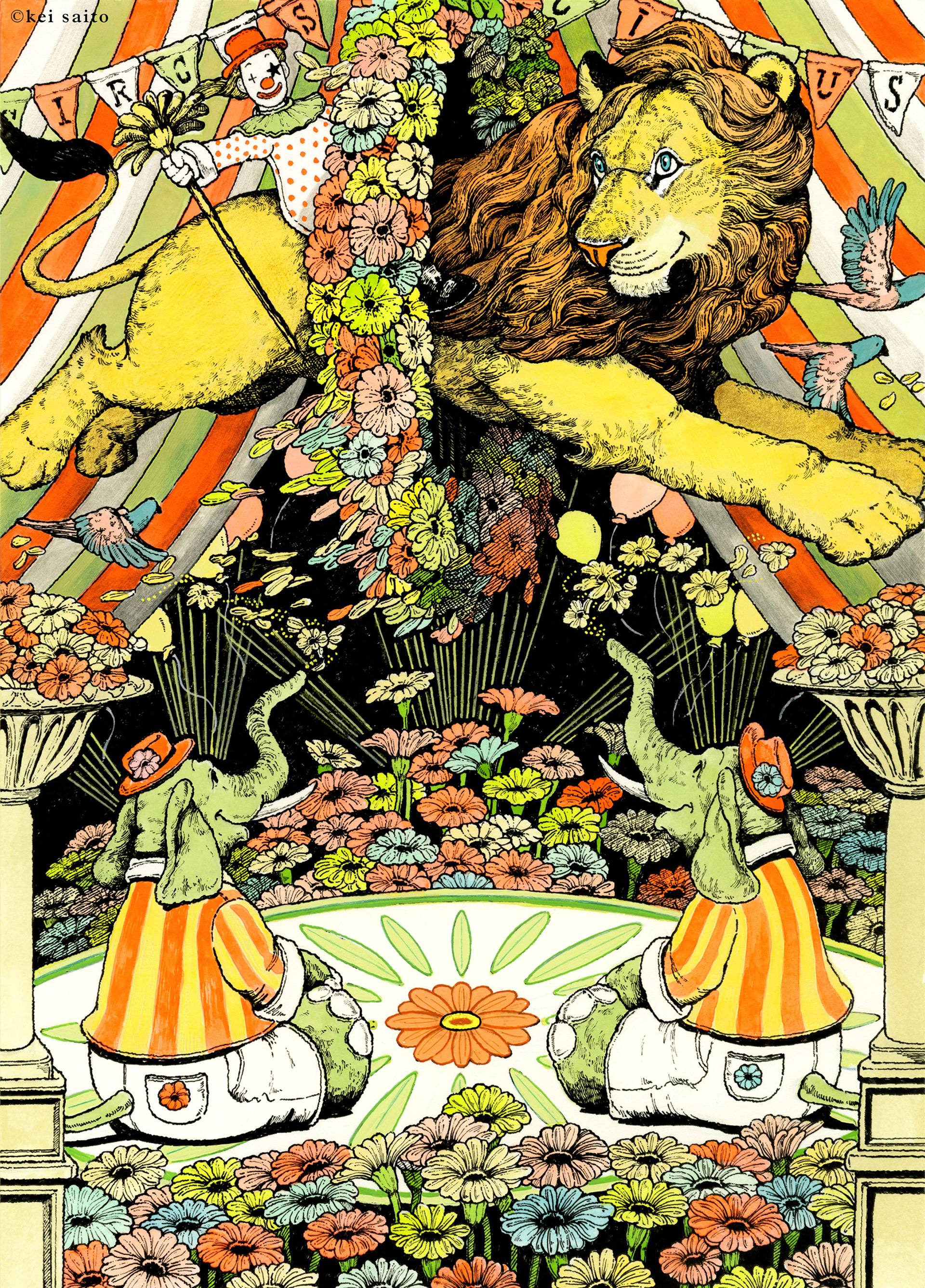 Flower circus