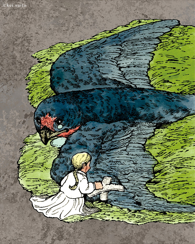 幼稚園６・7月号 『おやゆびひめ』挿絵