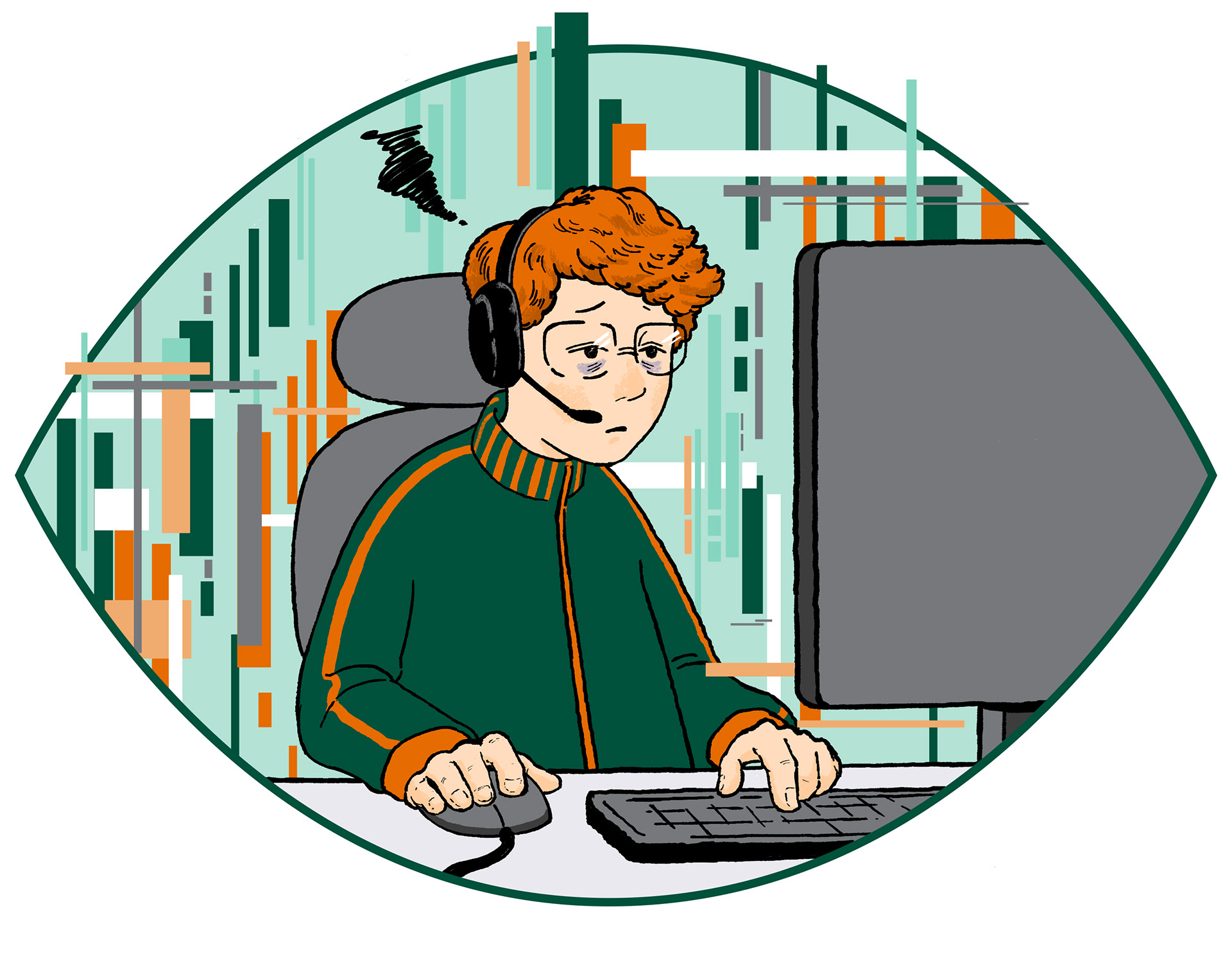 AND BLINQ WEBサイトイラスト