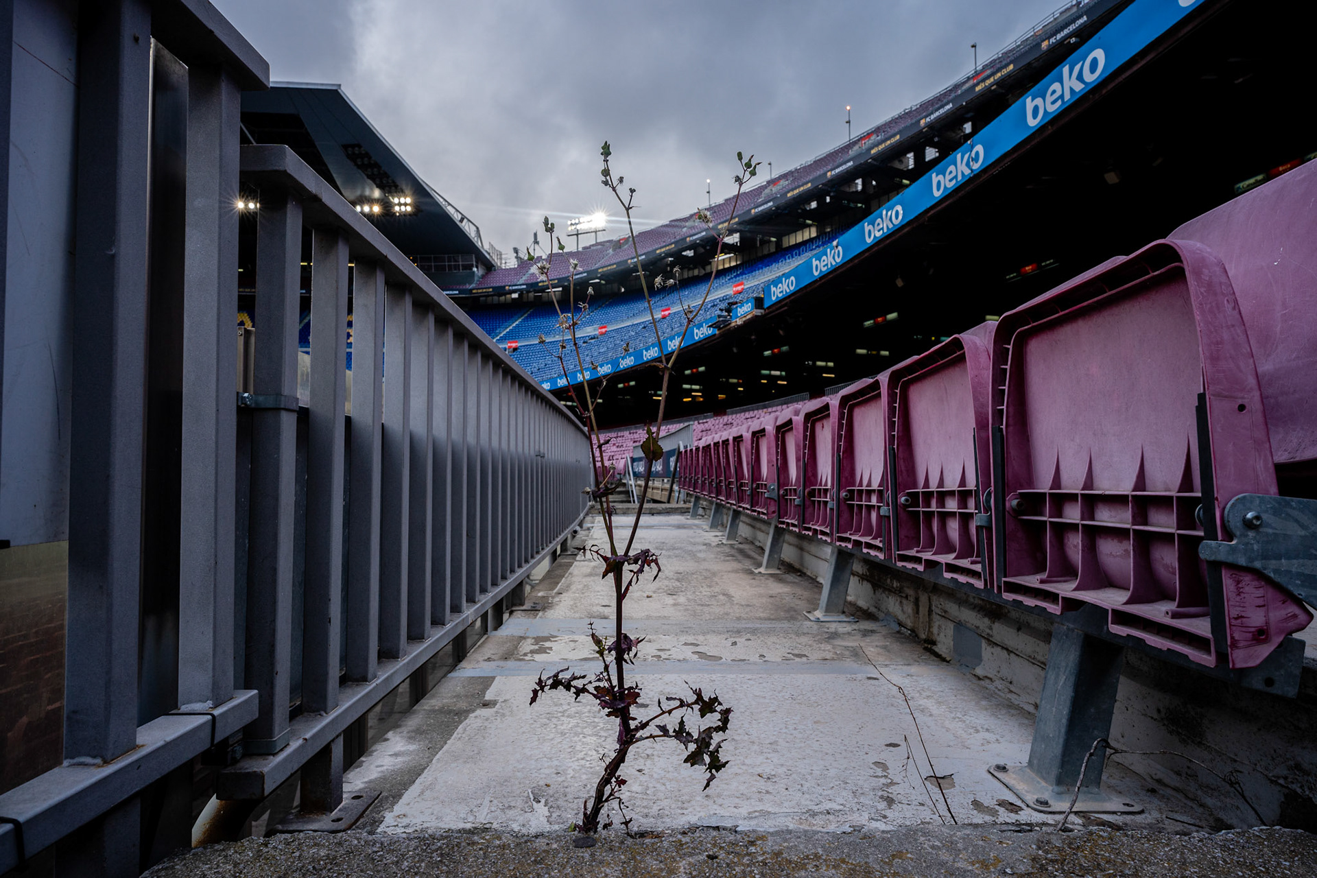 Camp Nou during Covid restrictions, Barcelona 2021